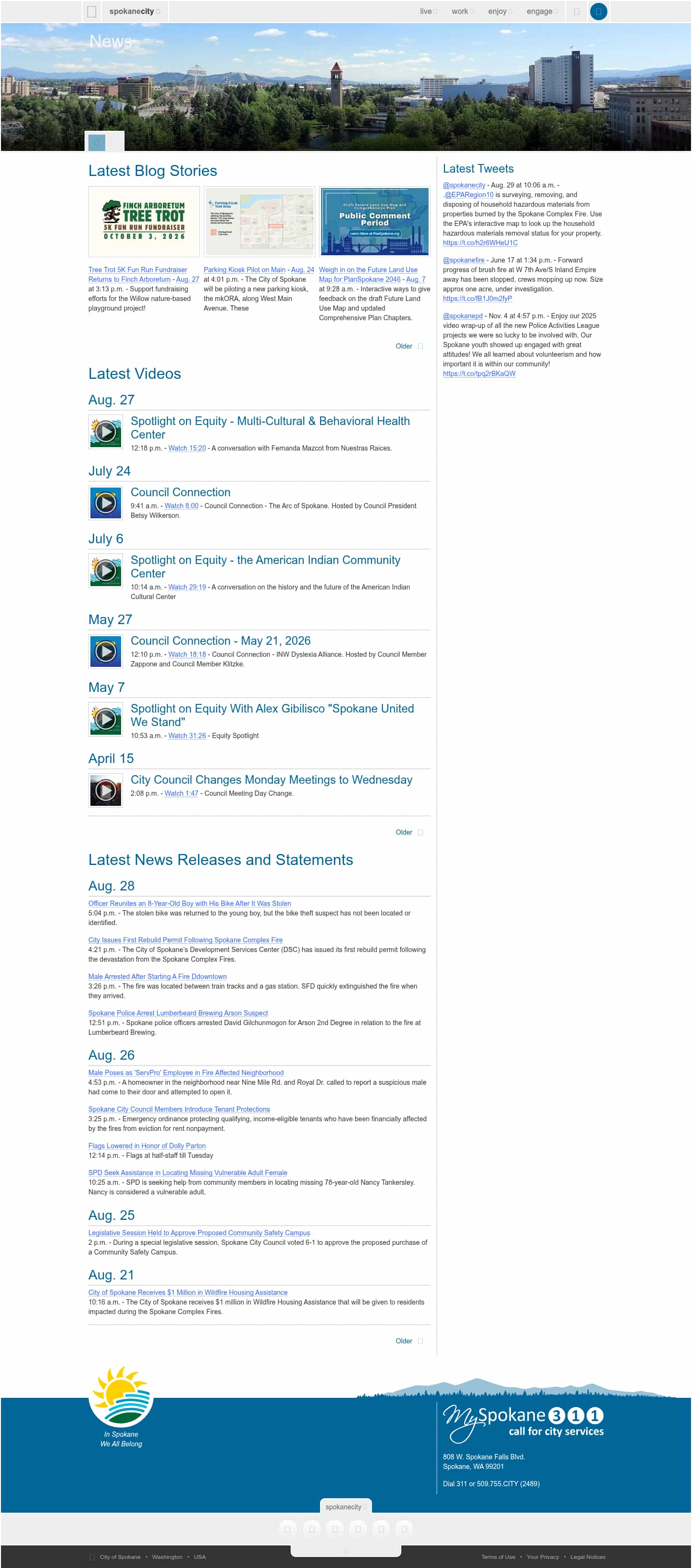 Latest website image capture