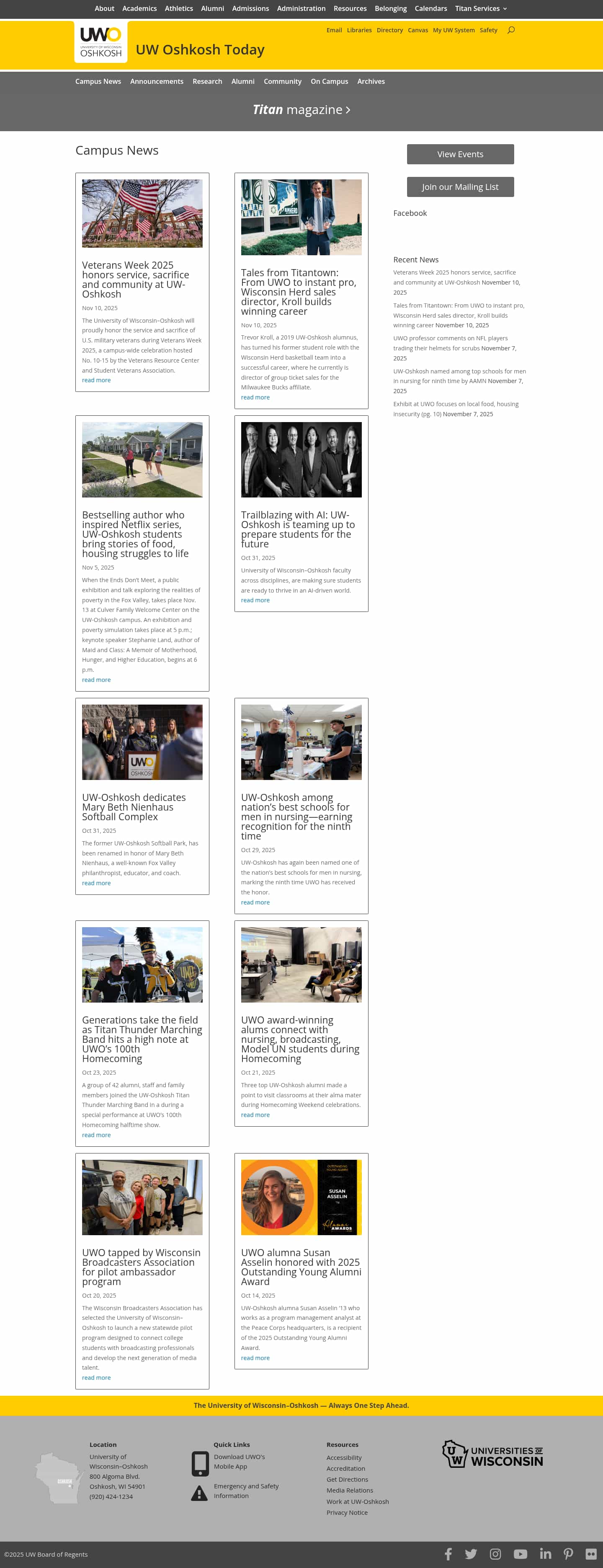 Latest website image capture