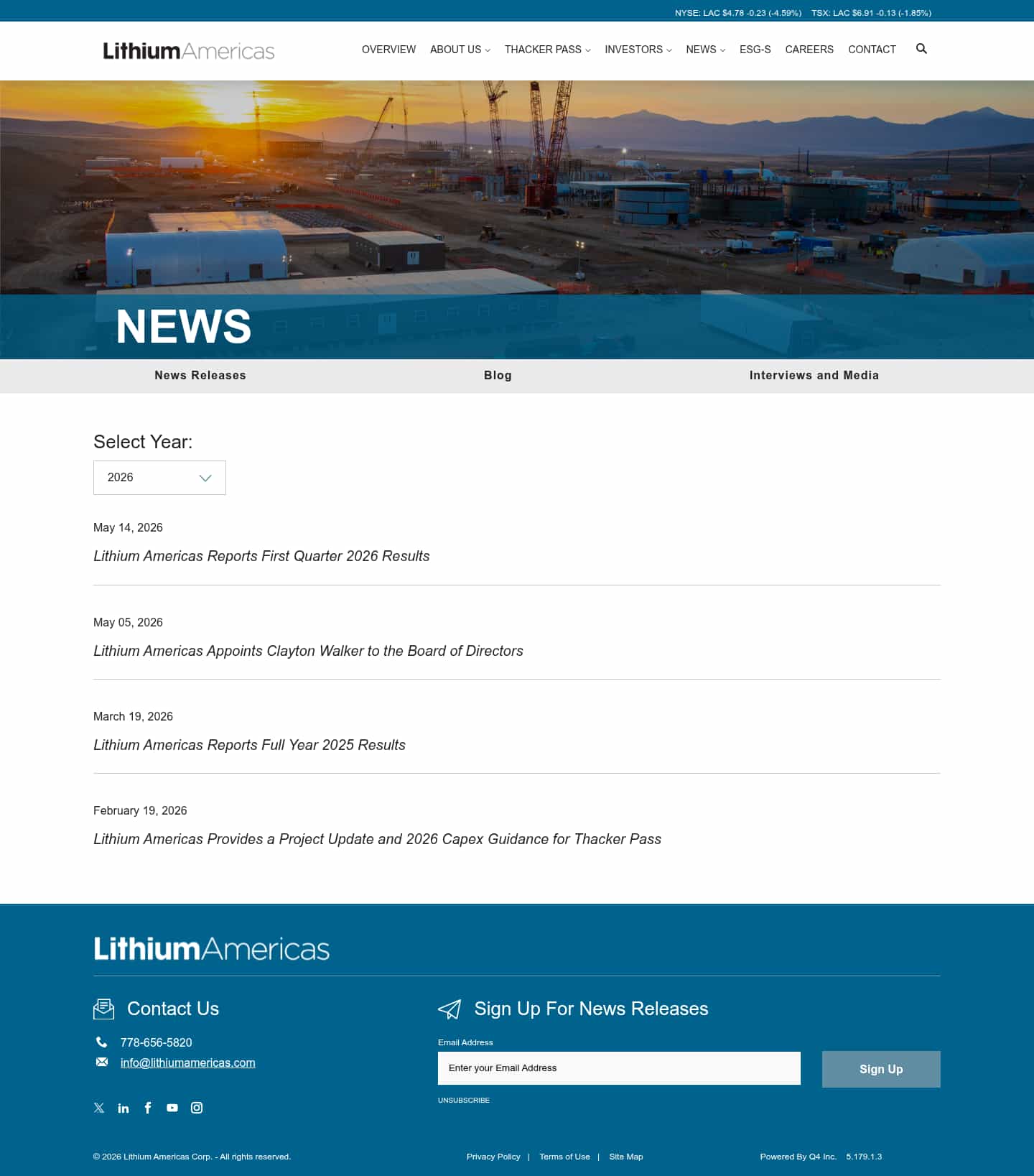 Latest website image capture