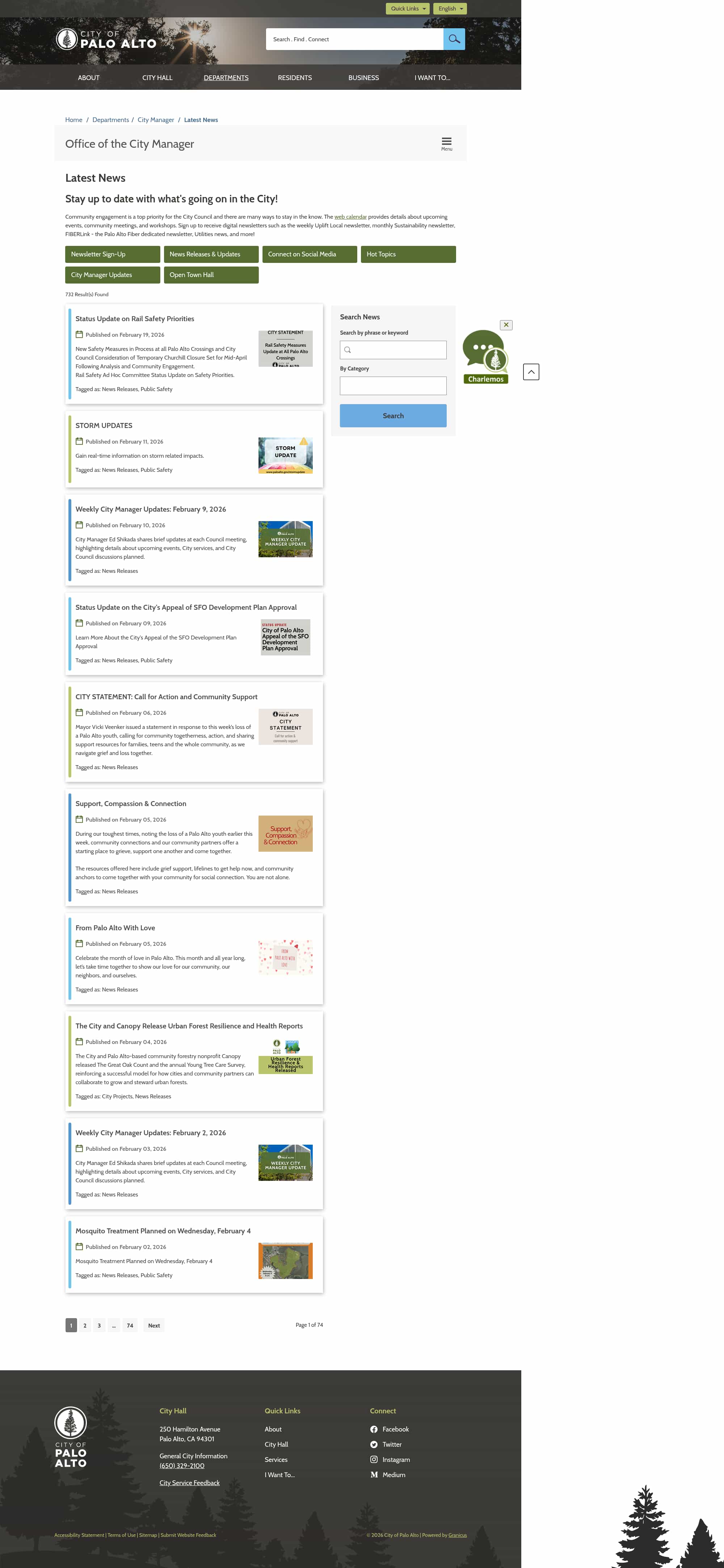 Latest website image capture