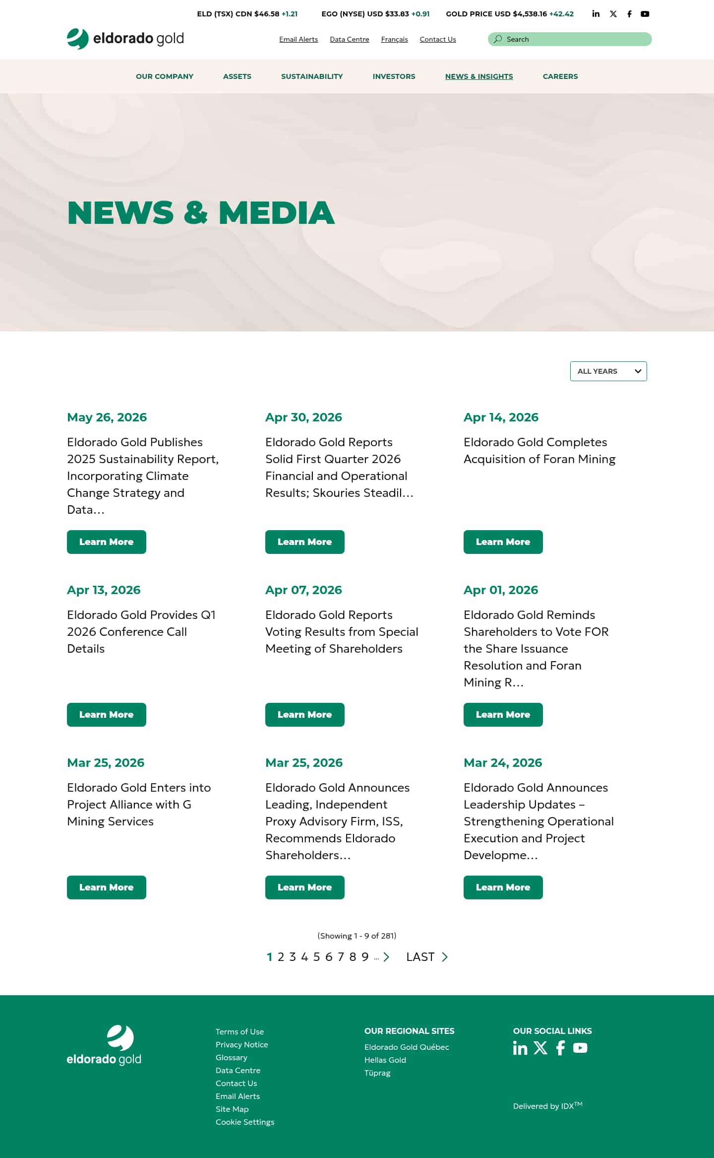 Latest website image capture