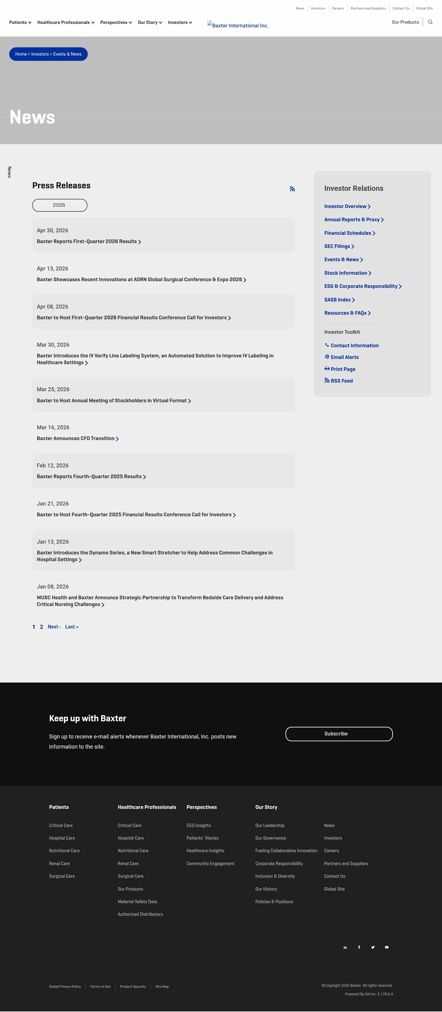 Latest website image capture
