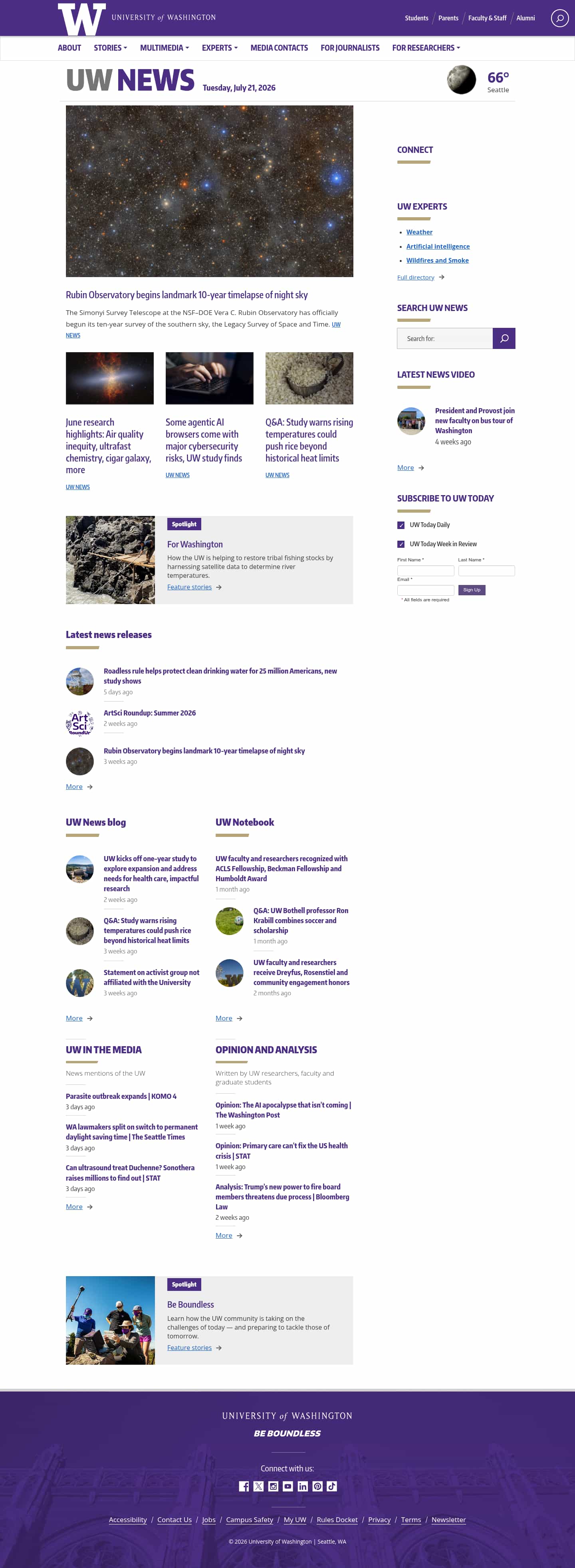 Latest website image capture