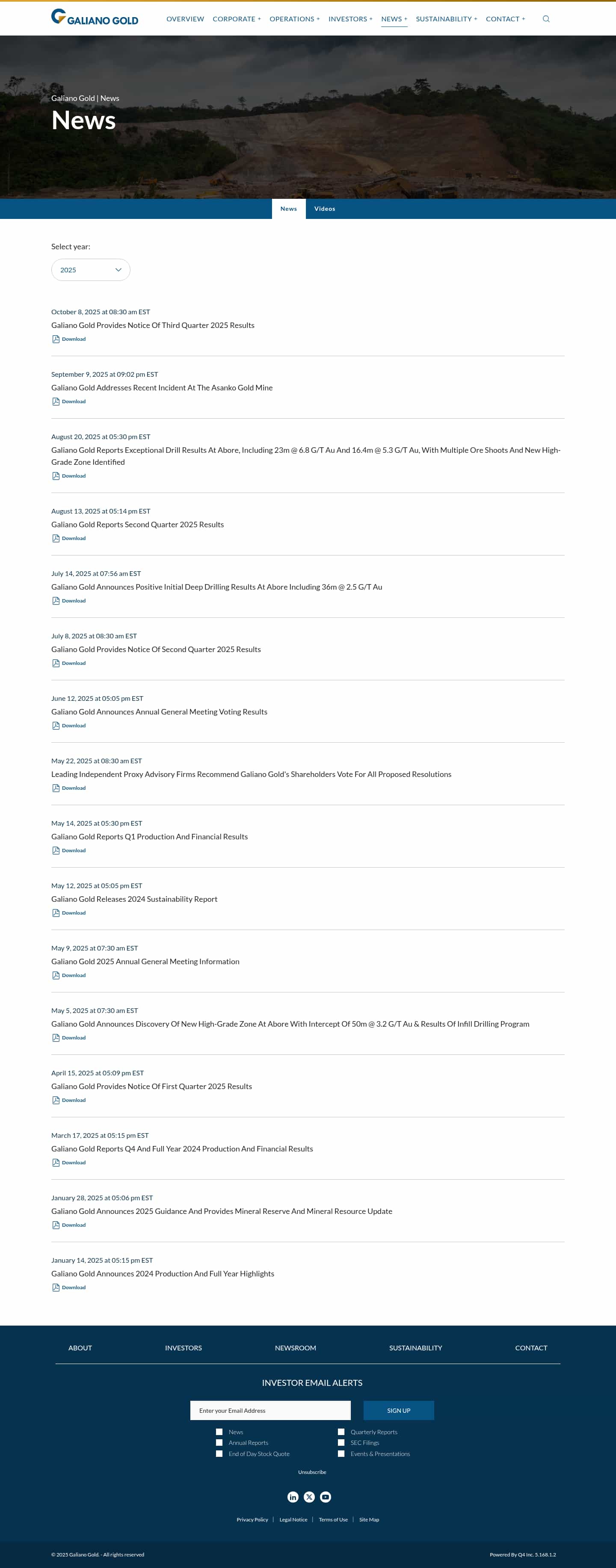 Latest website image capture