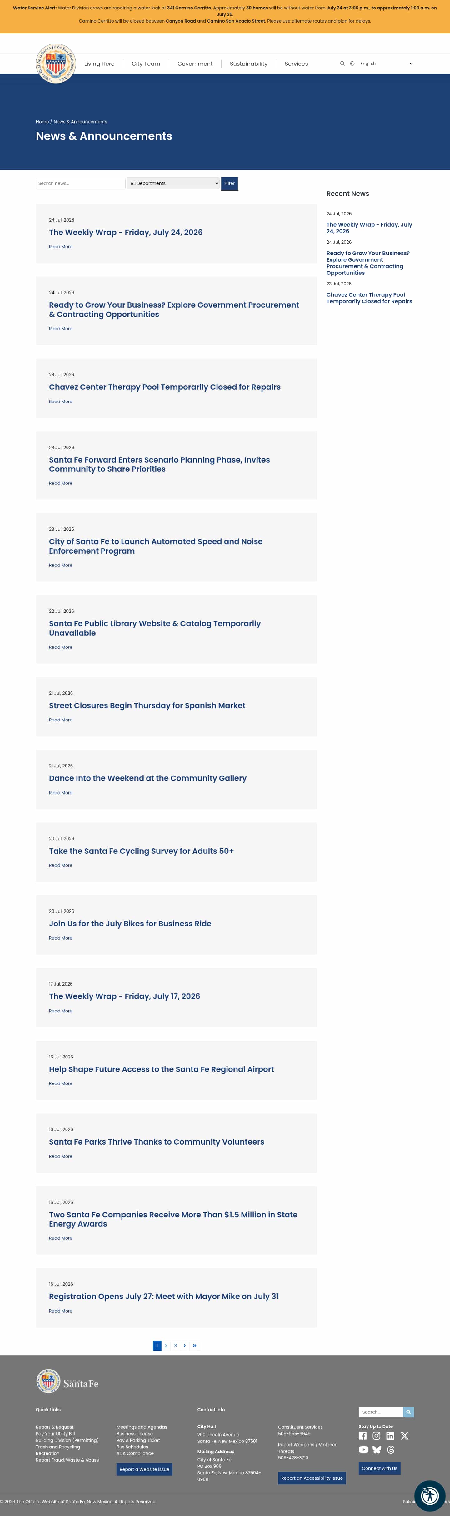 Latest website image capture