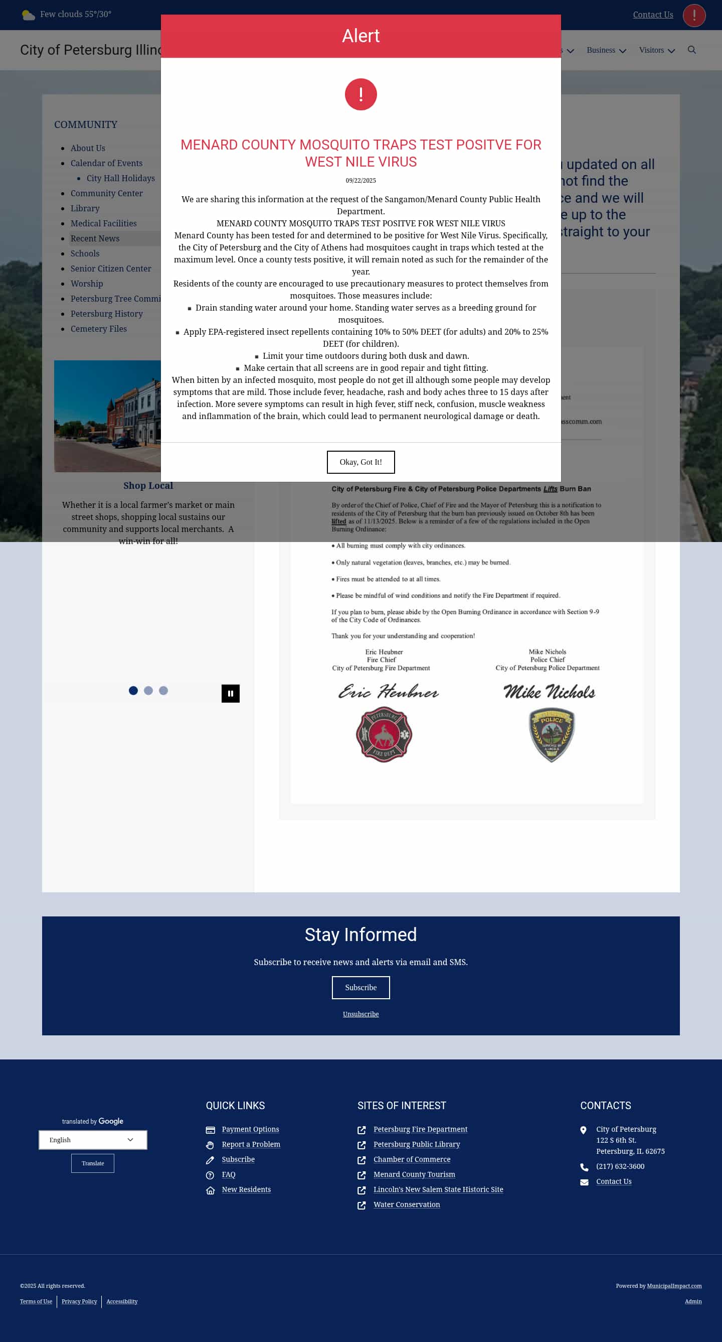 Latest website image capture