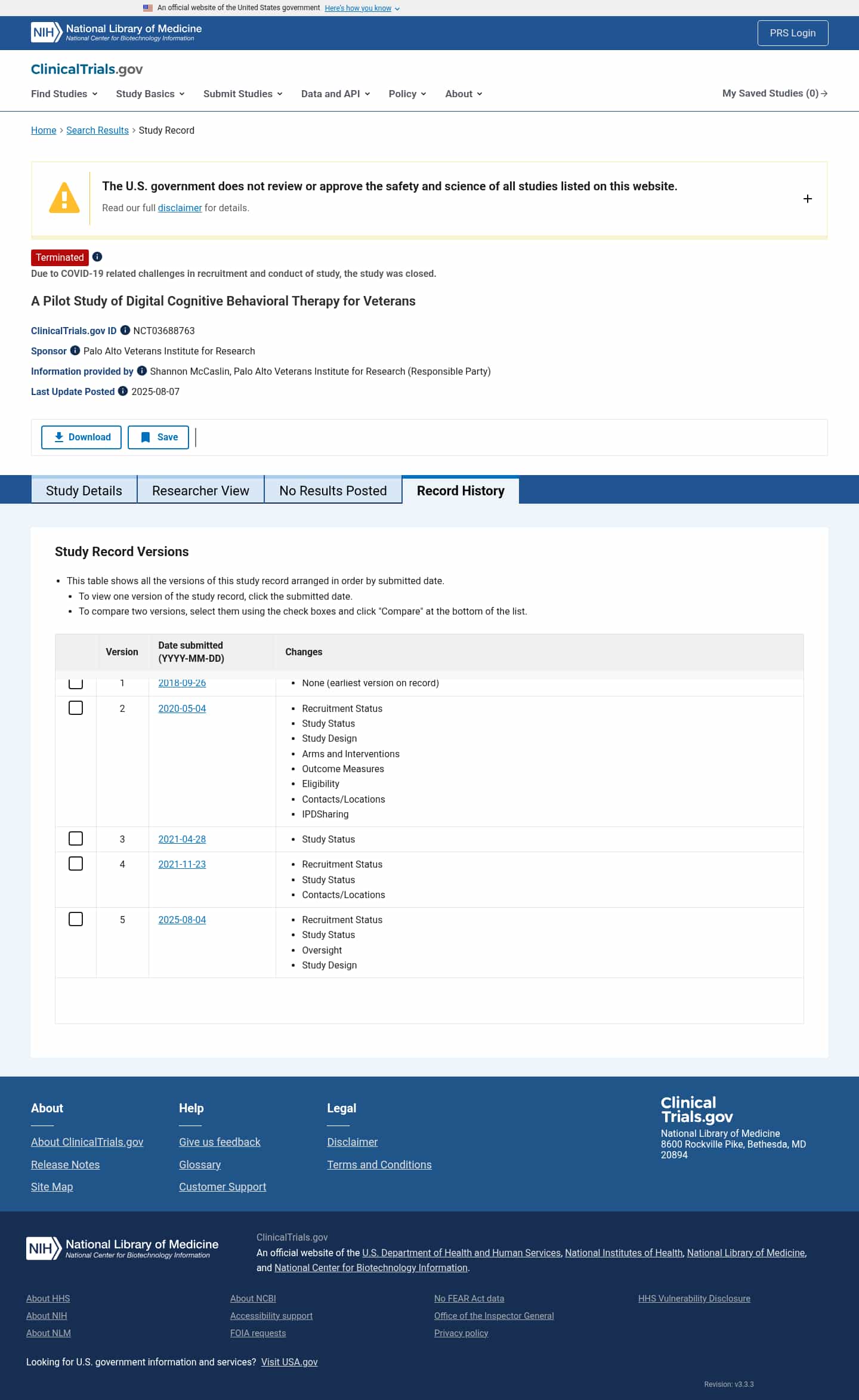 Latest website image capture