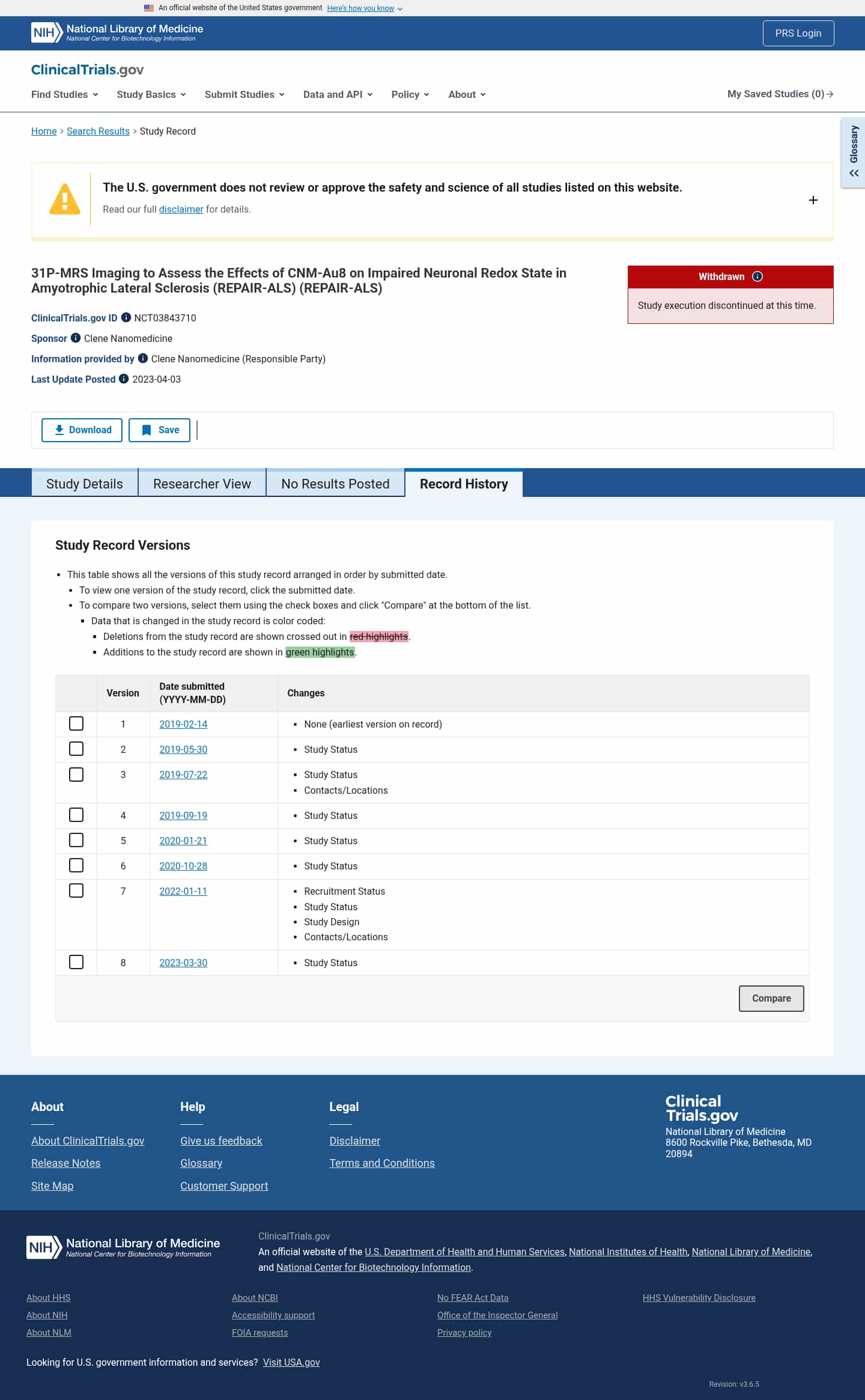 Latest website image capture