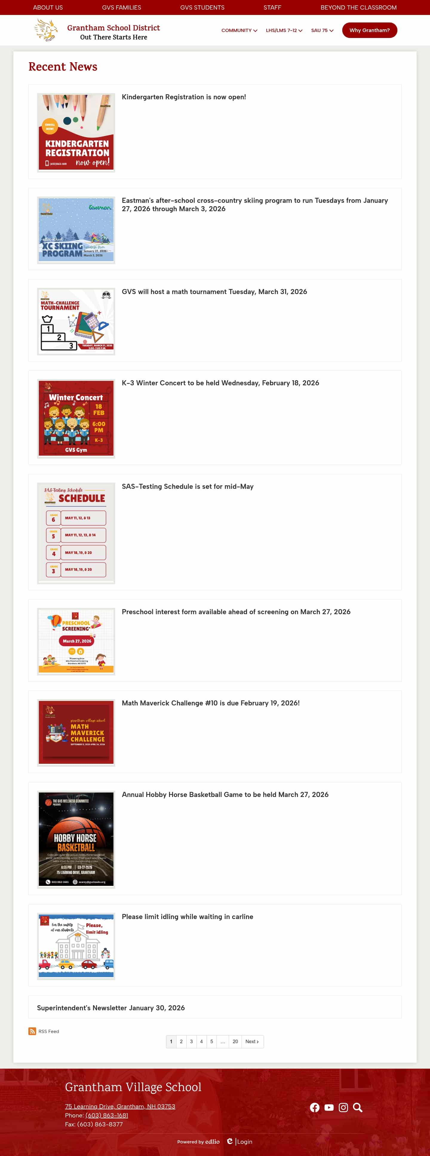 Latest website image capture