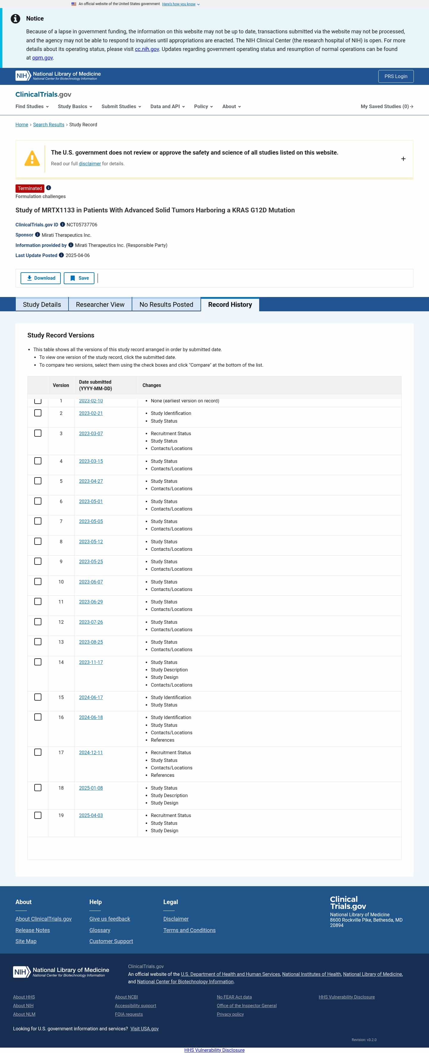 Latest website image capture