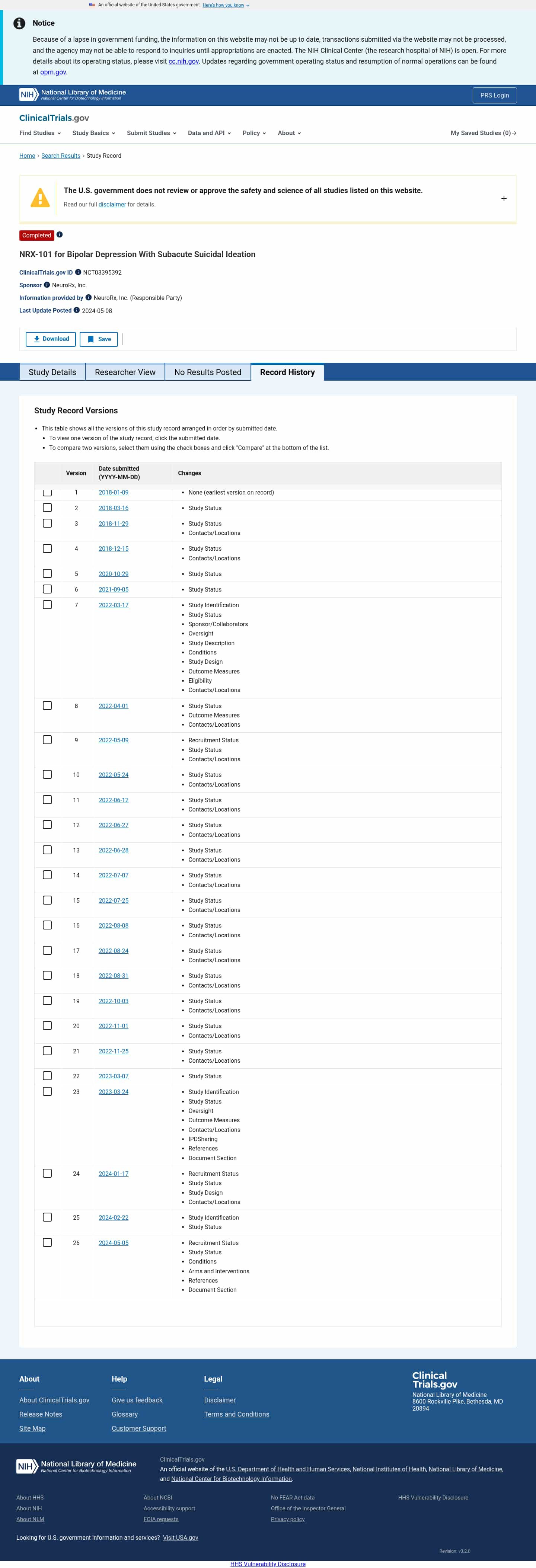 Latest website image capture