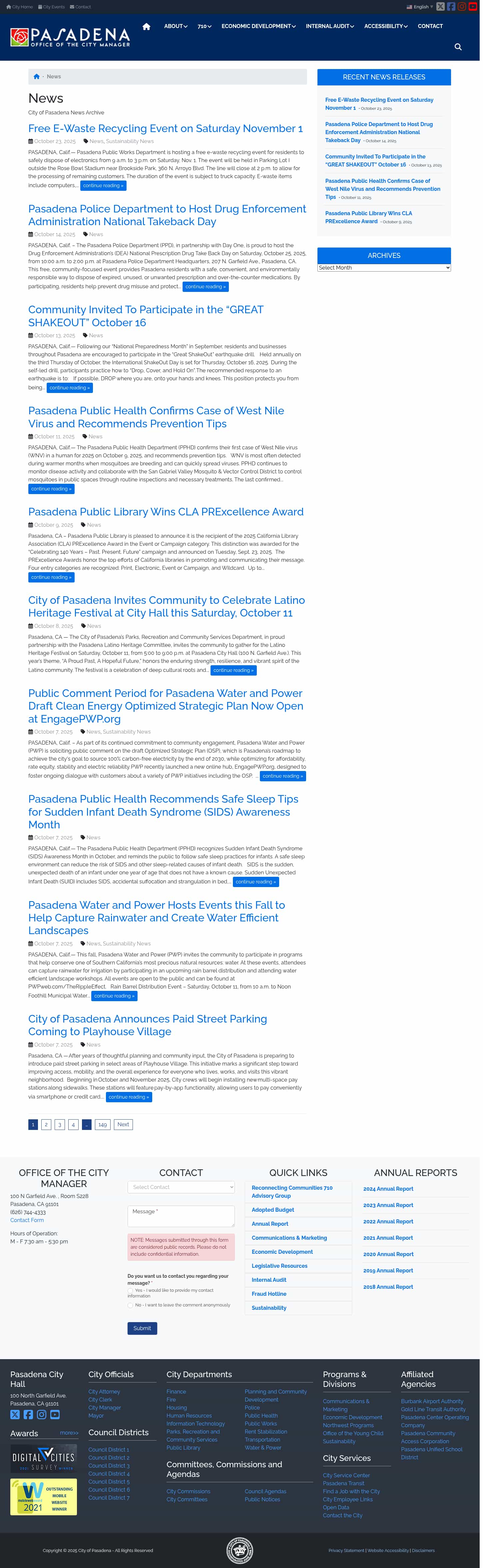 Latest website image capture