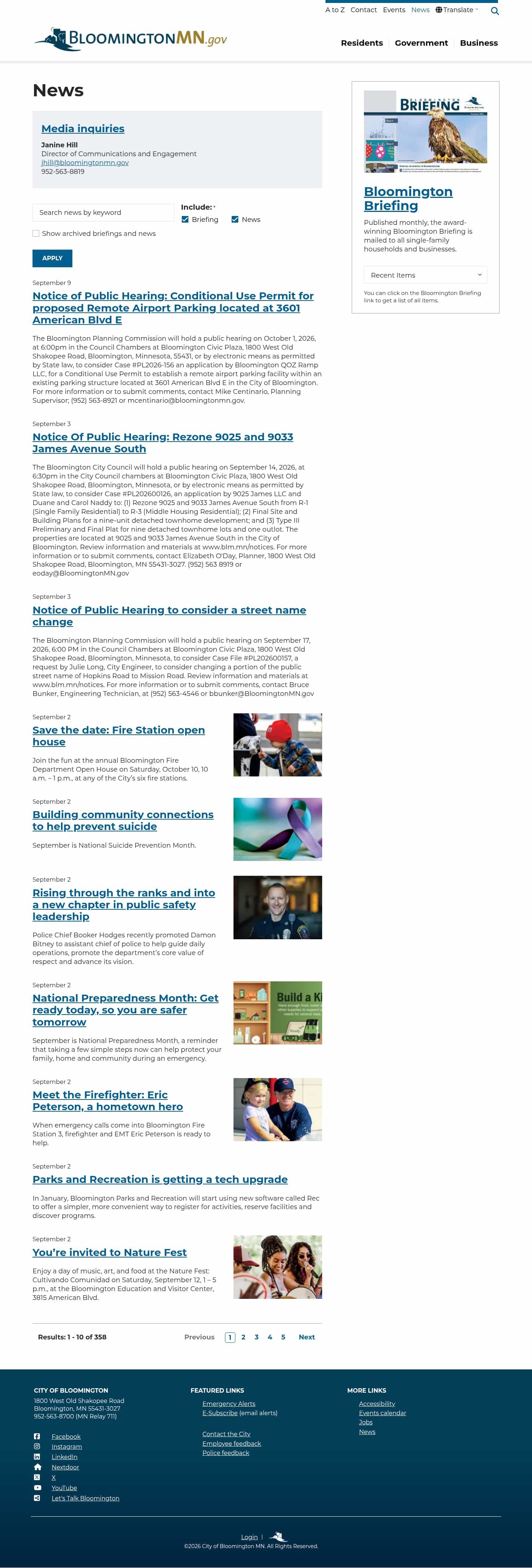 Latest website image capture