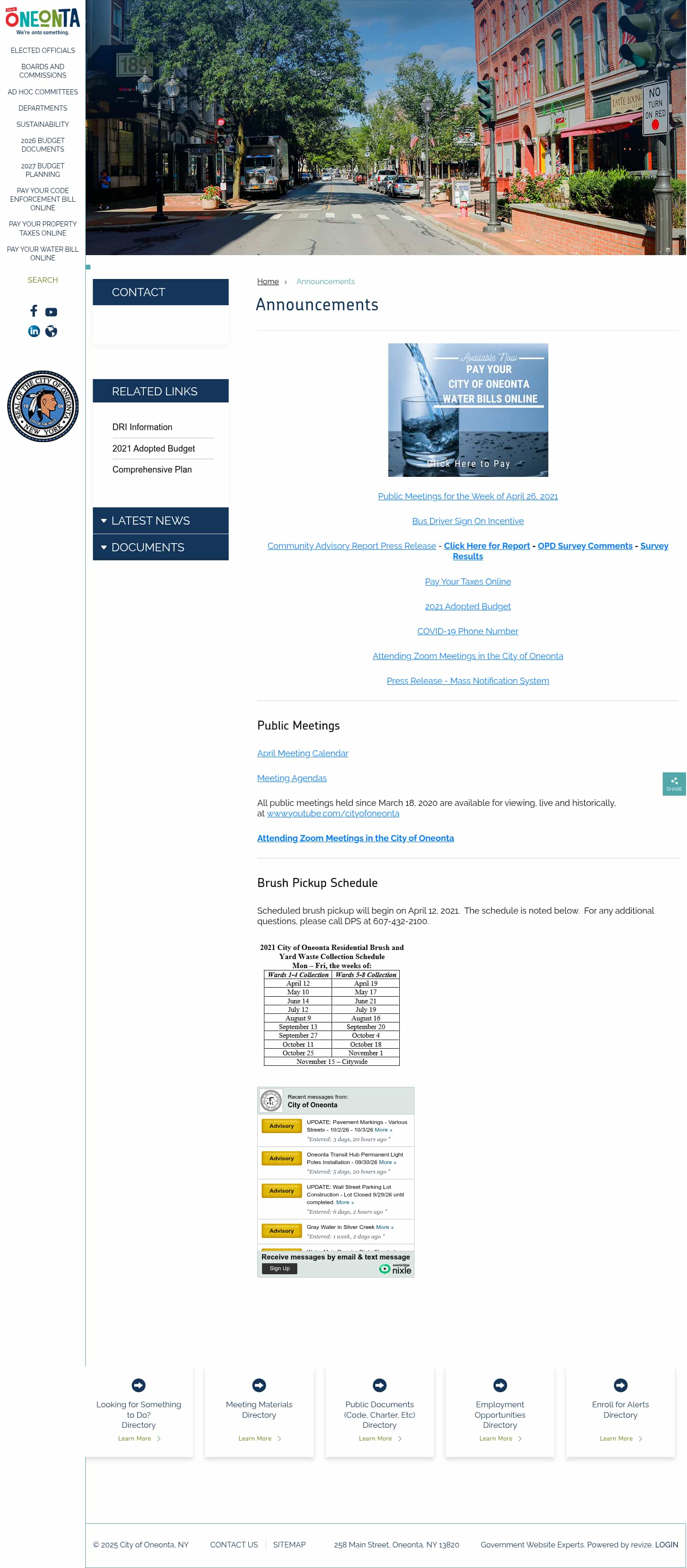 Latest website image capture