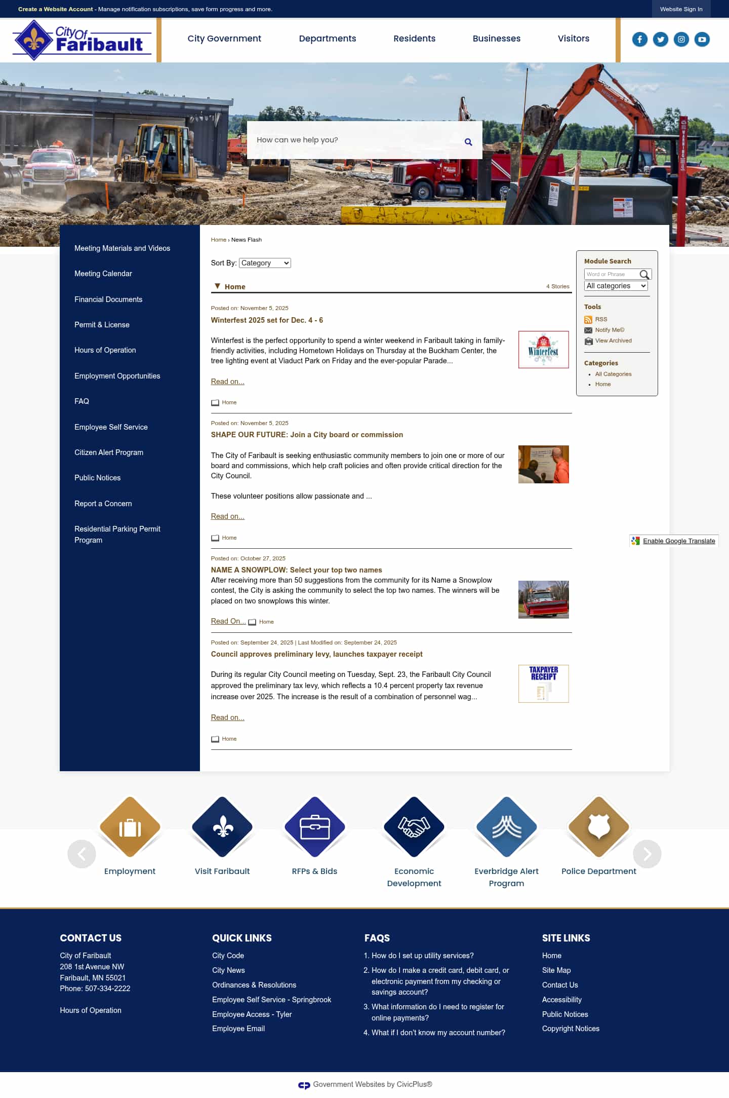 Latest website image capture