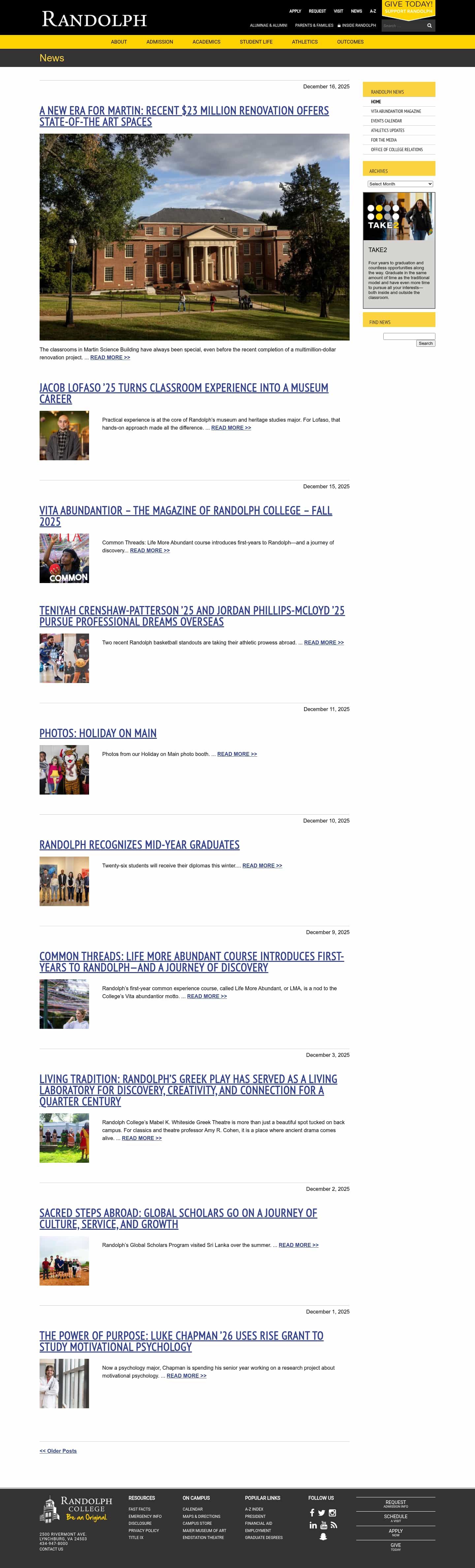 Latest website image capture