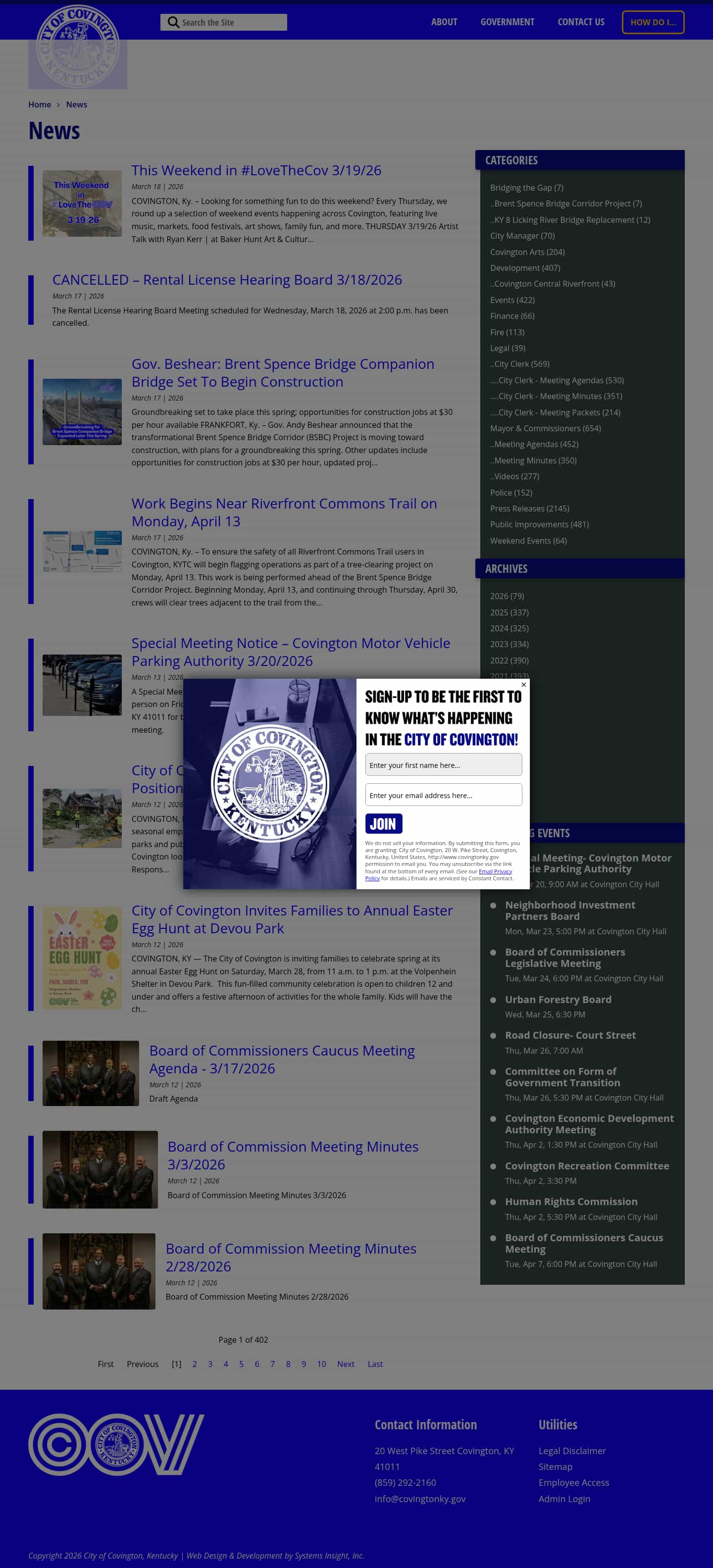 Latest website image capture