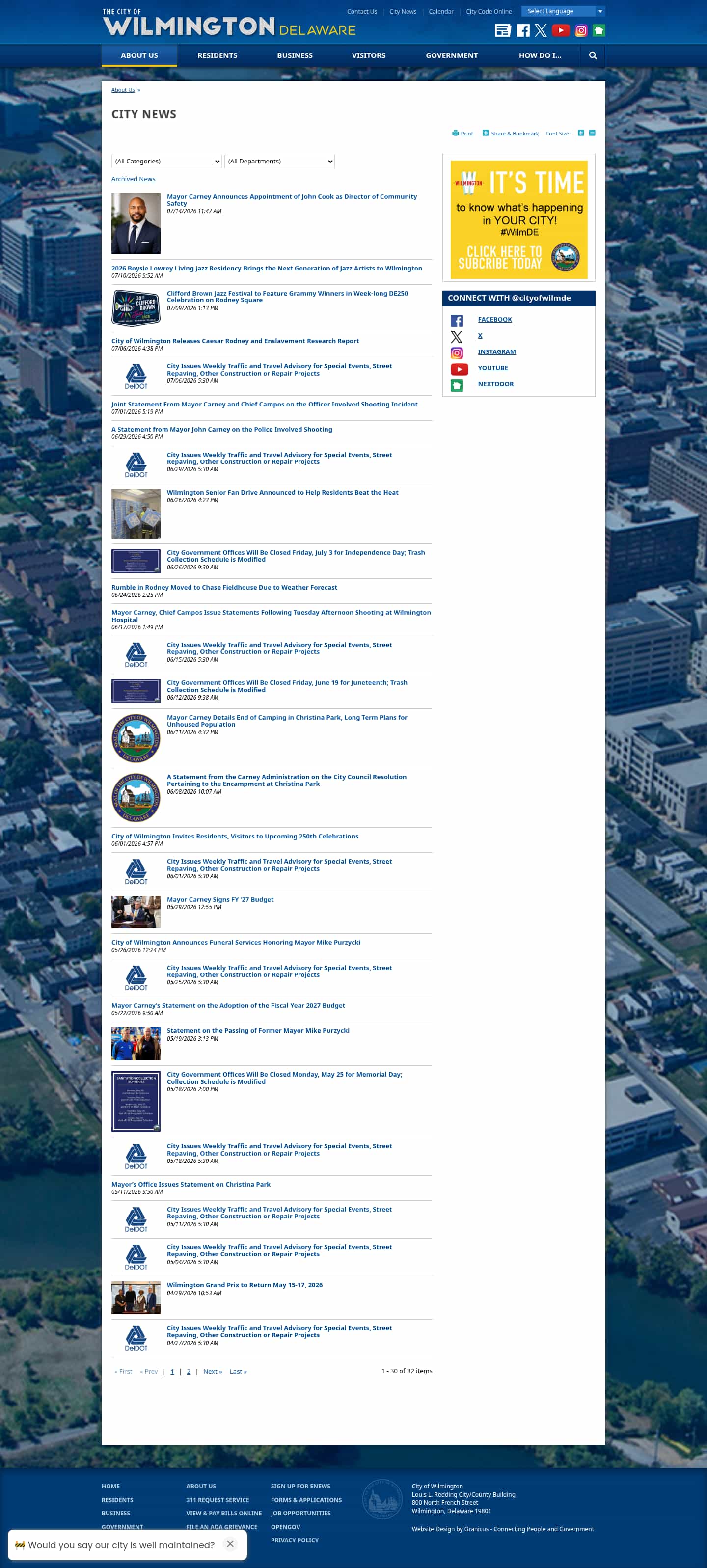 Latest website image capture
