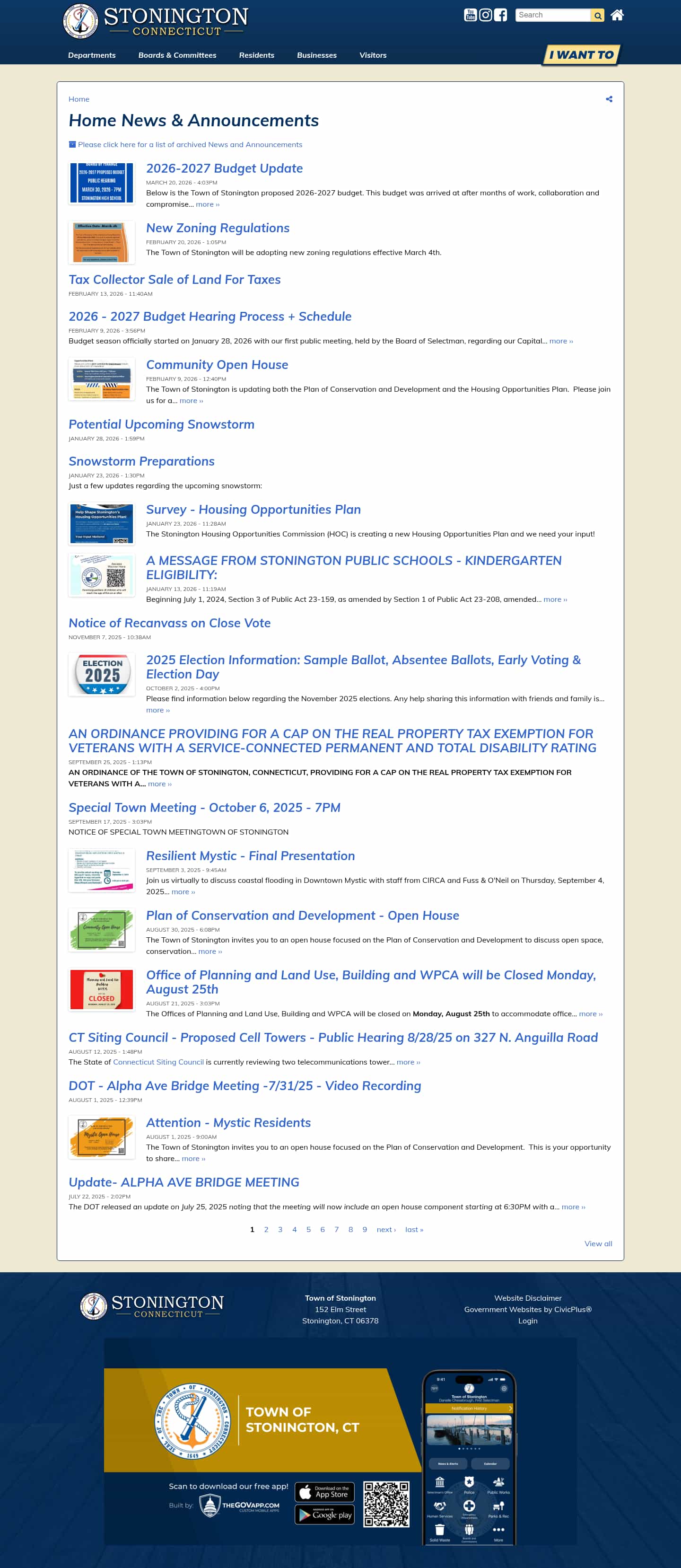 Latest website image capture