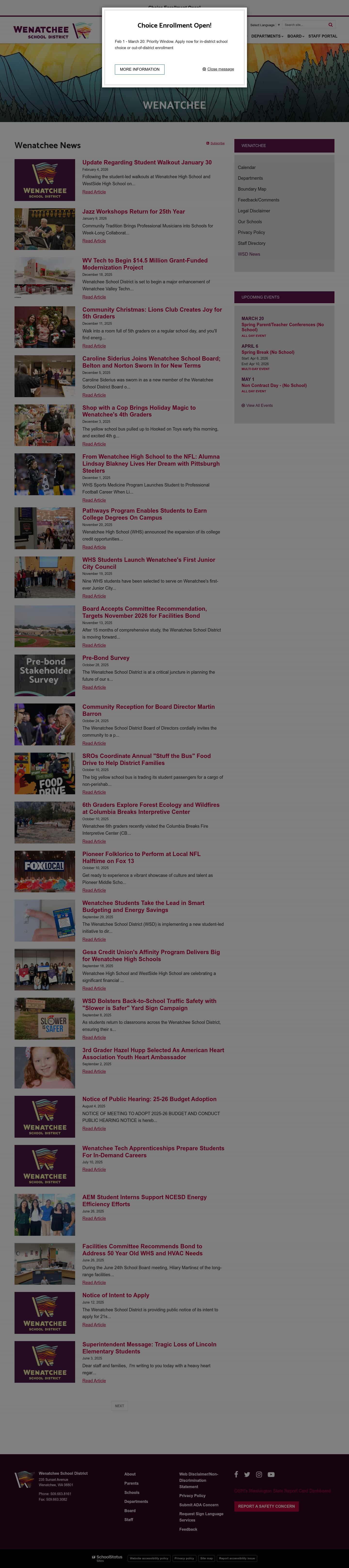 Latest website image capture