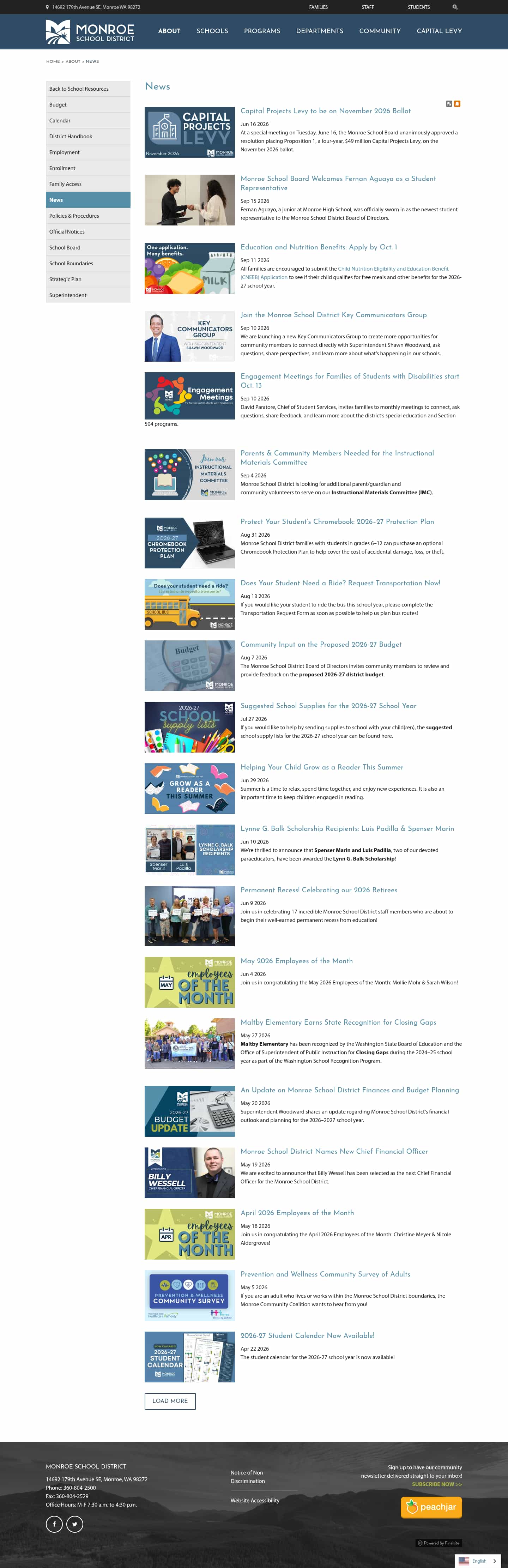 Latest website image capture