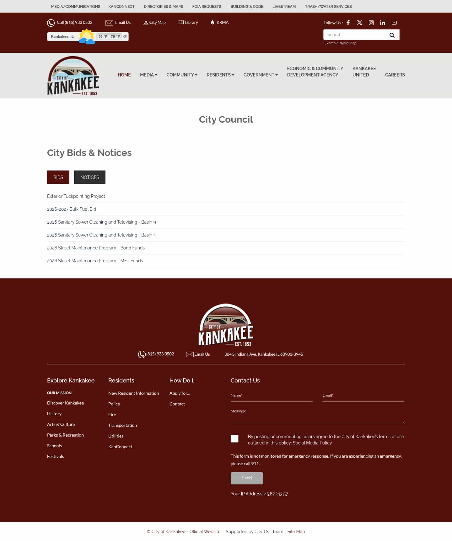 Latest website image capture