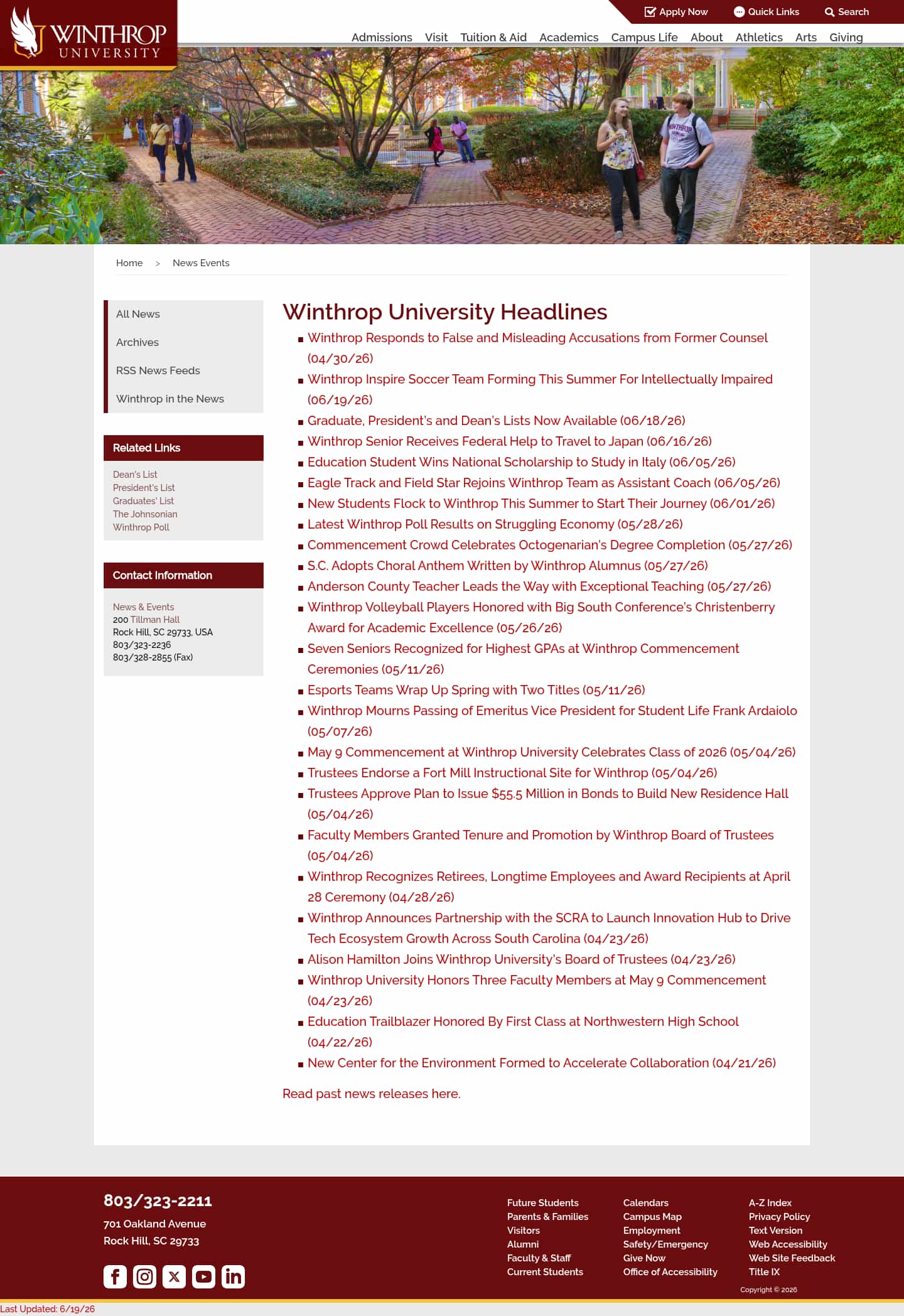 Latest website image capture