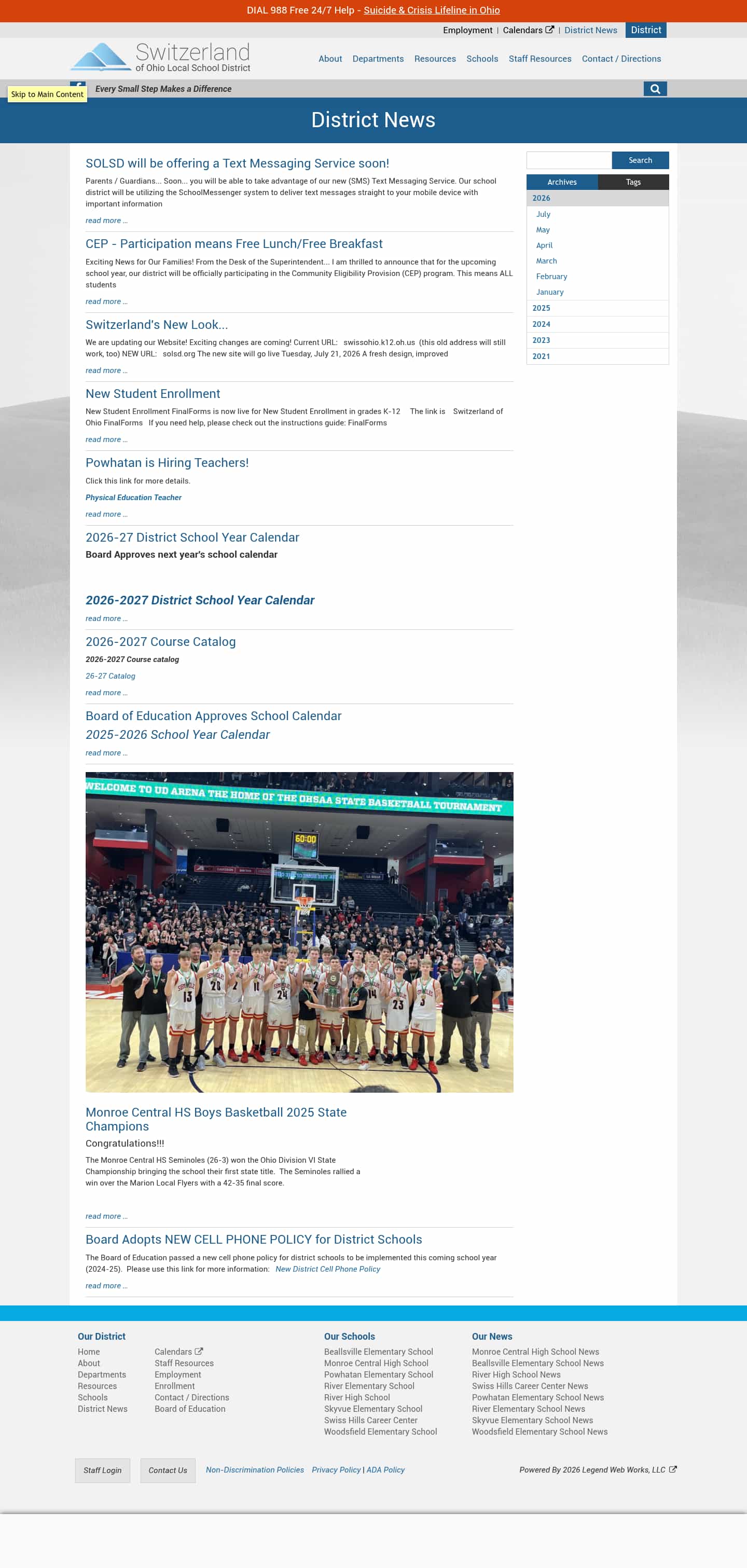 Latest website image capture