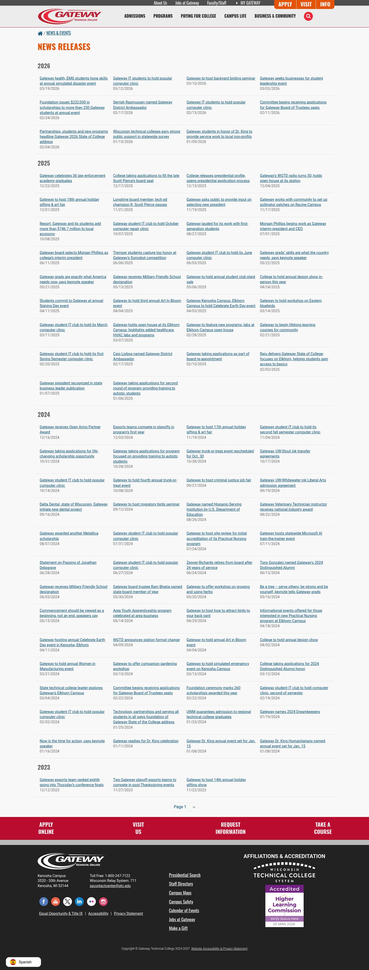 Latest website image capture