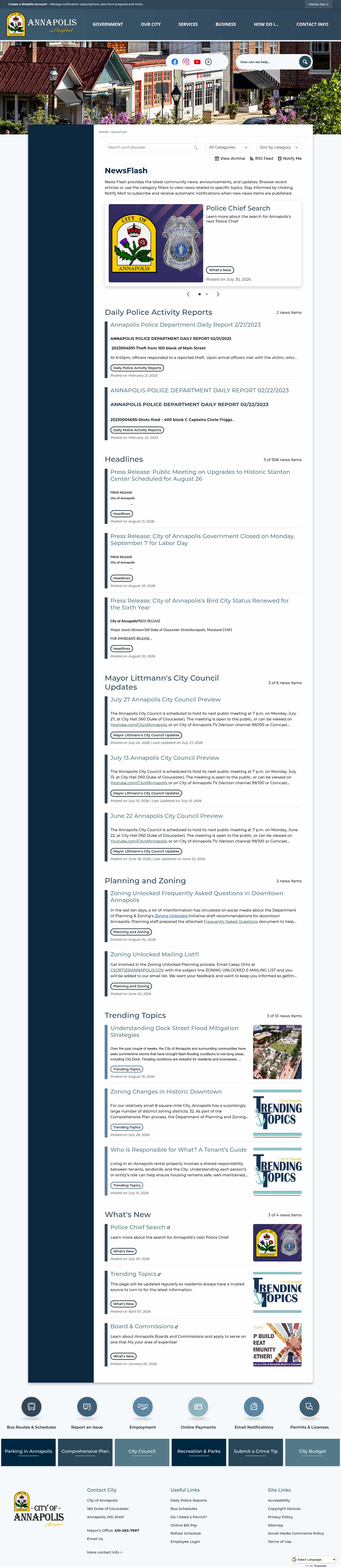 Latest website image capture