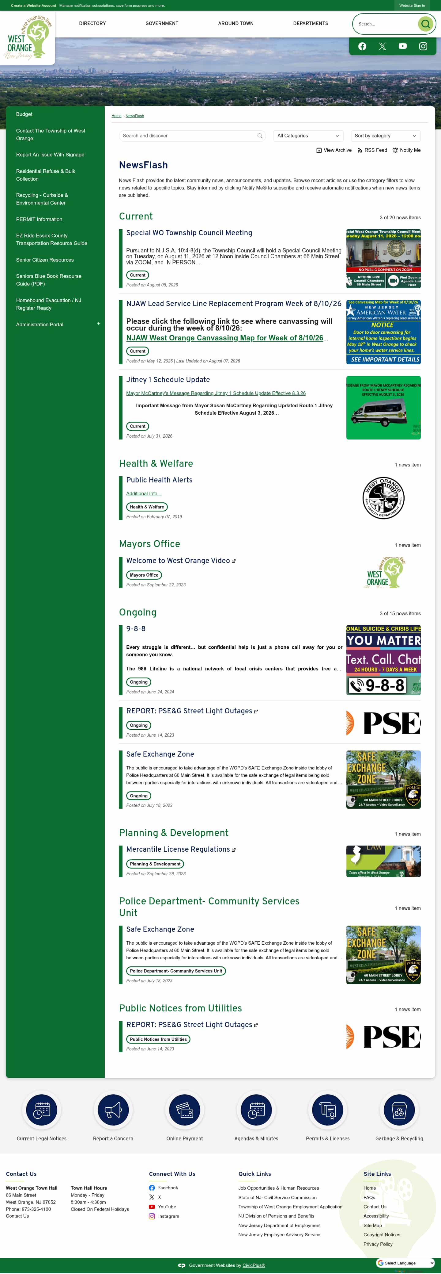 Latest website image capture