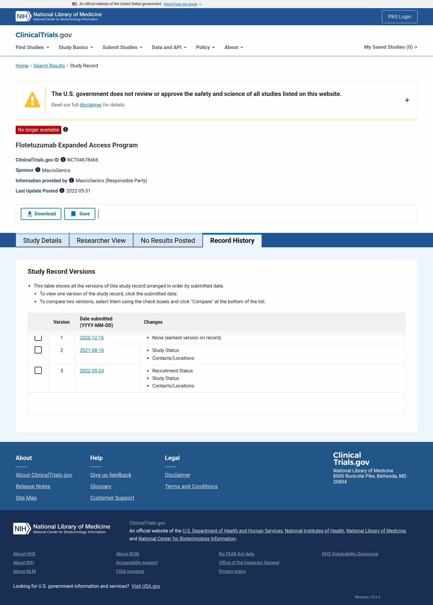 Latest website image capture