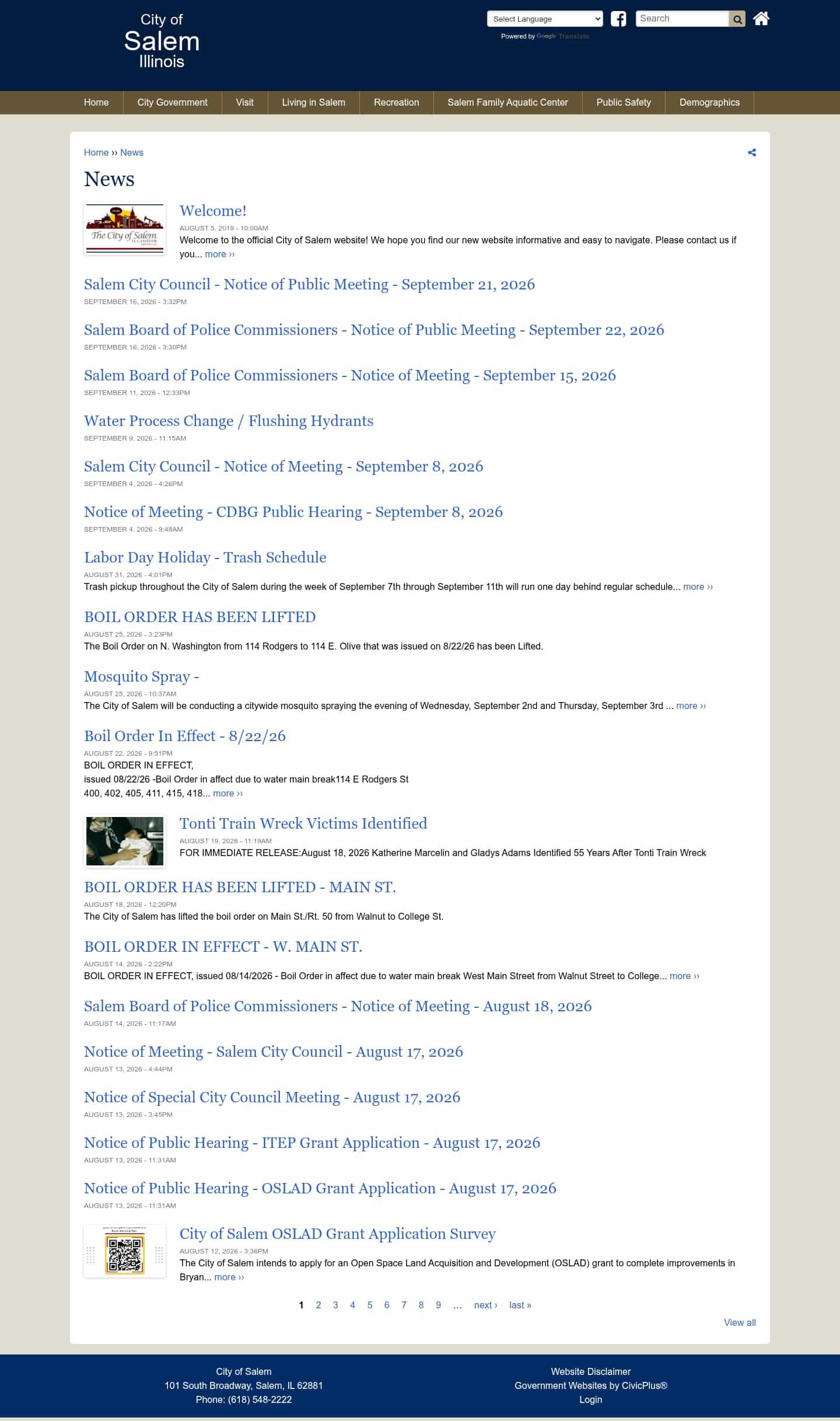 Latest website image capture