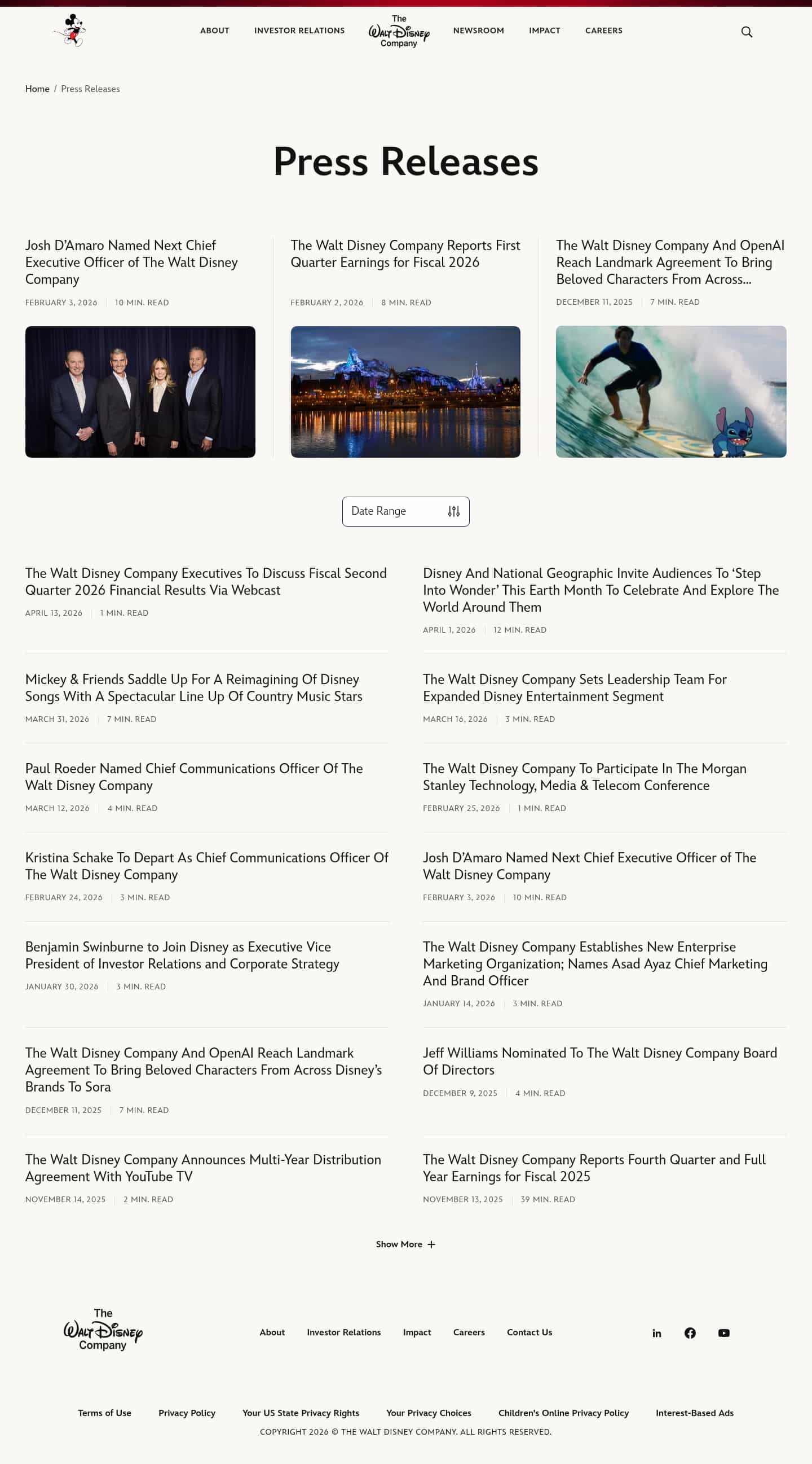 Latest website image capture