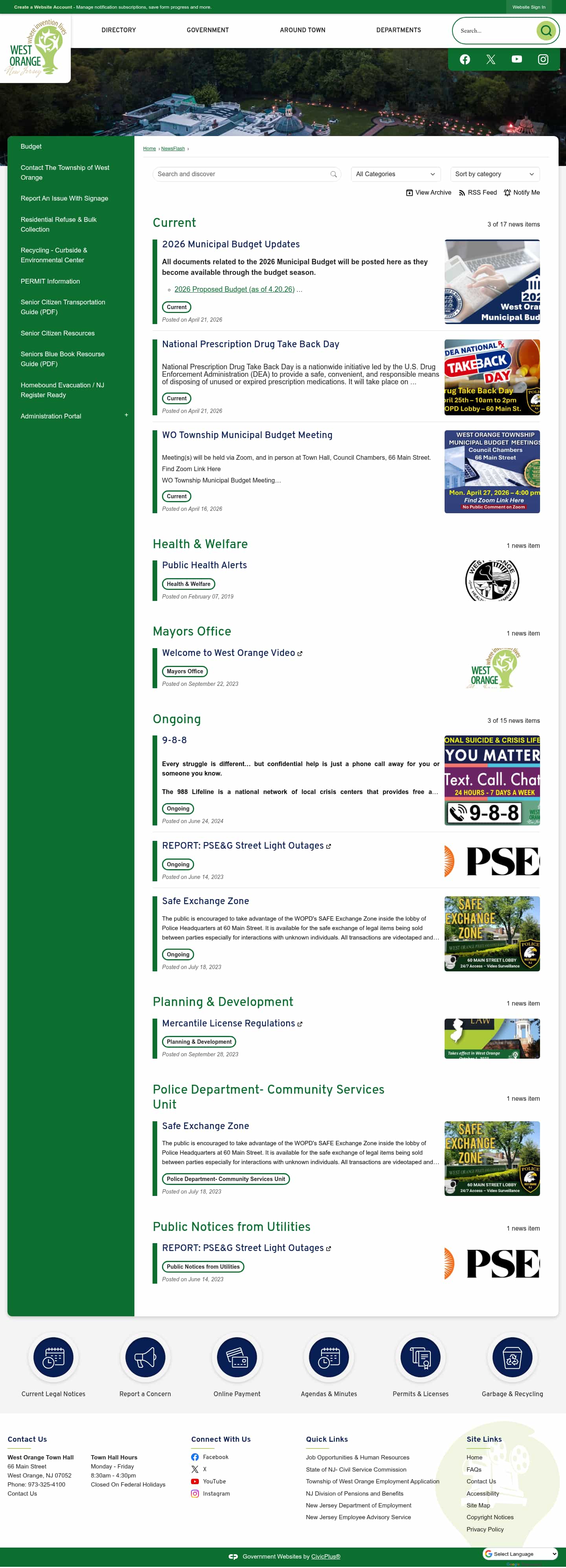 Latest website image capture