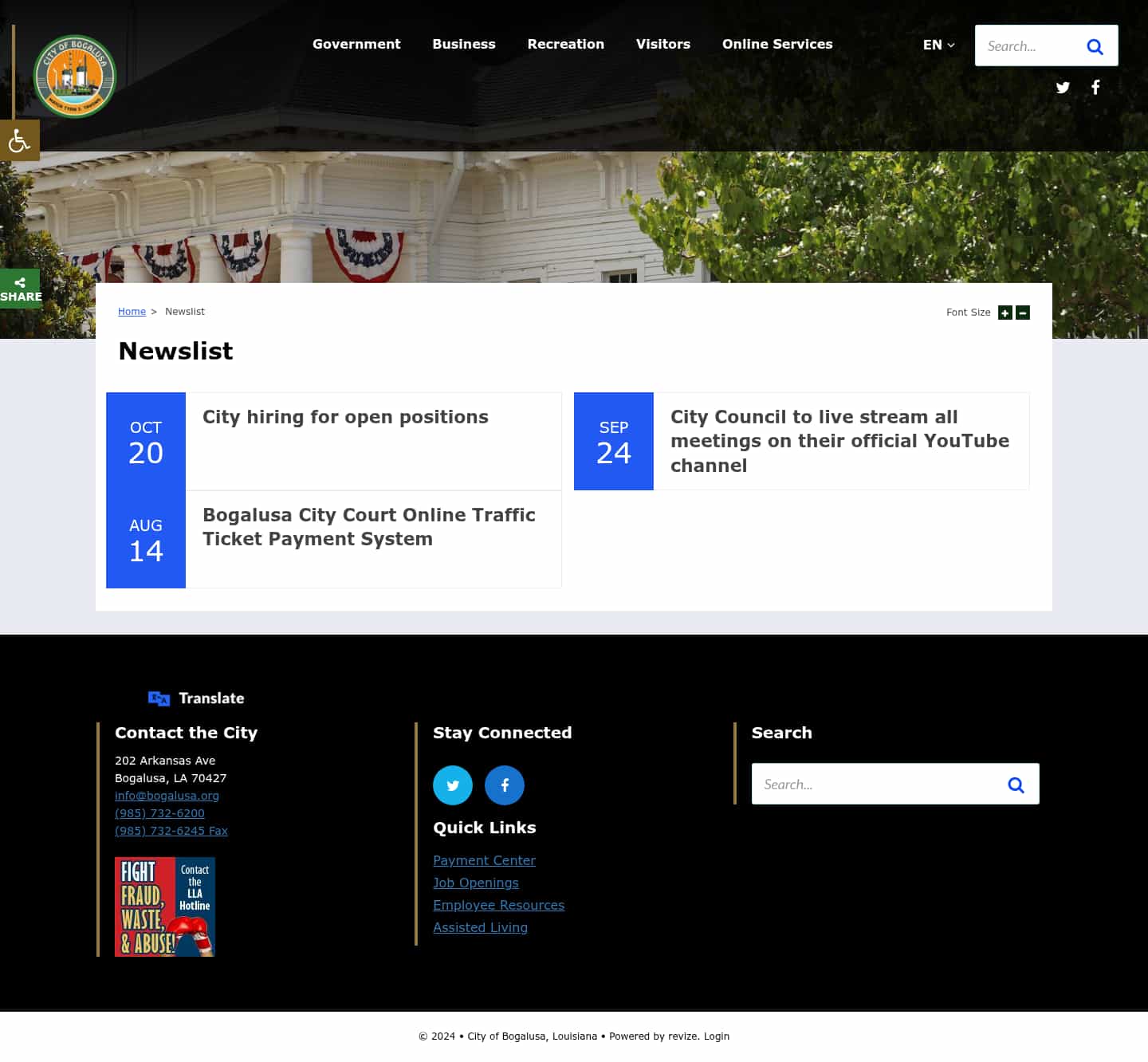 Latest website image capture