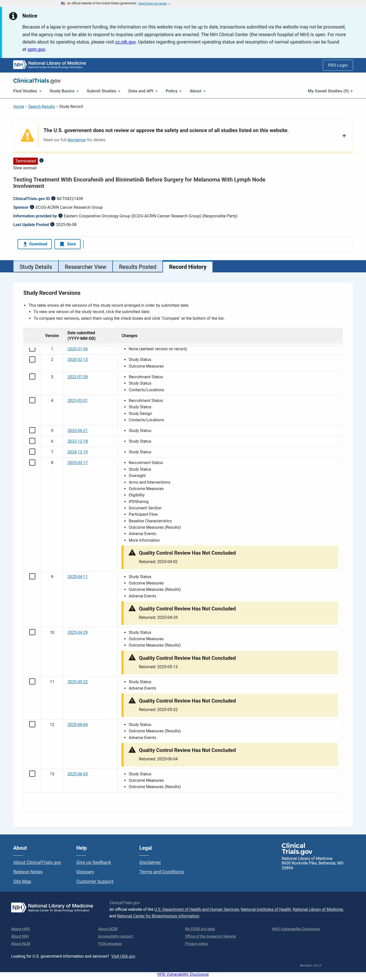 Latest website image capture