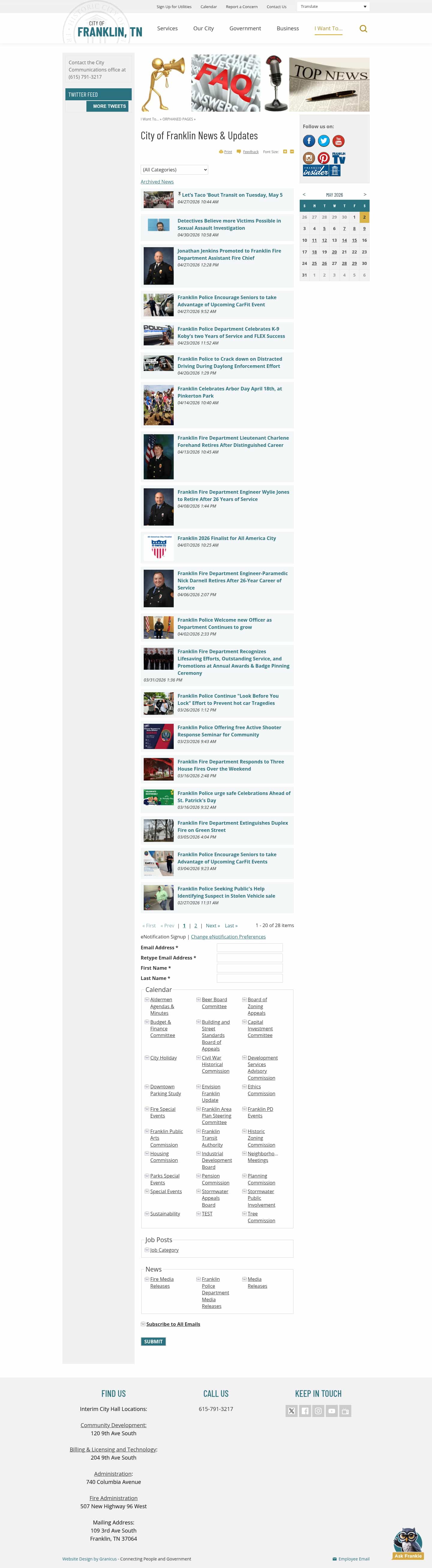 Latest website image capture