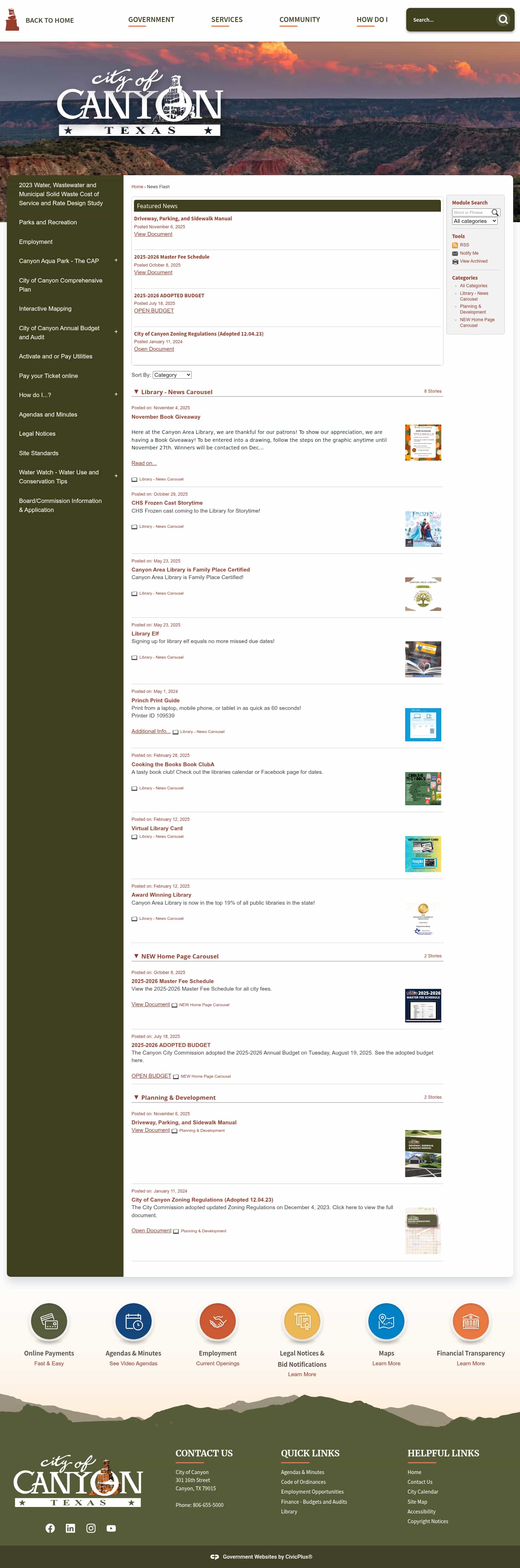 Latest website image capture