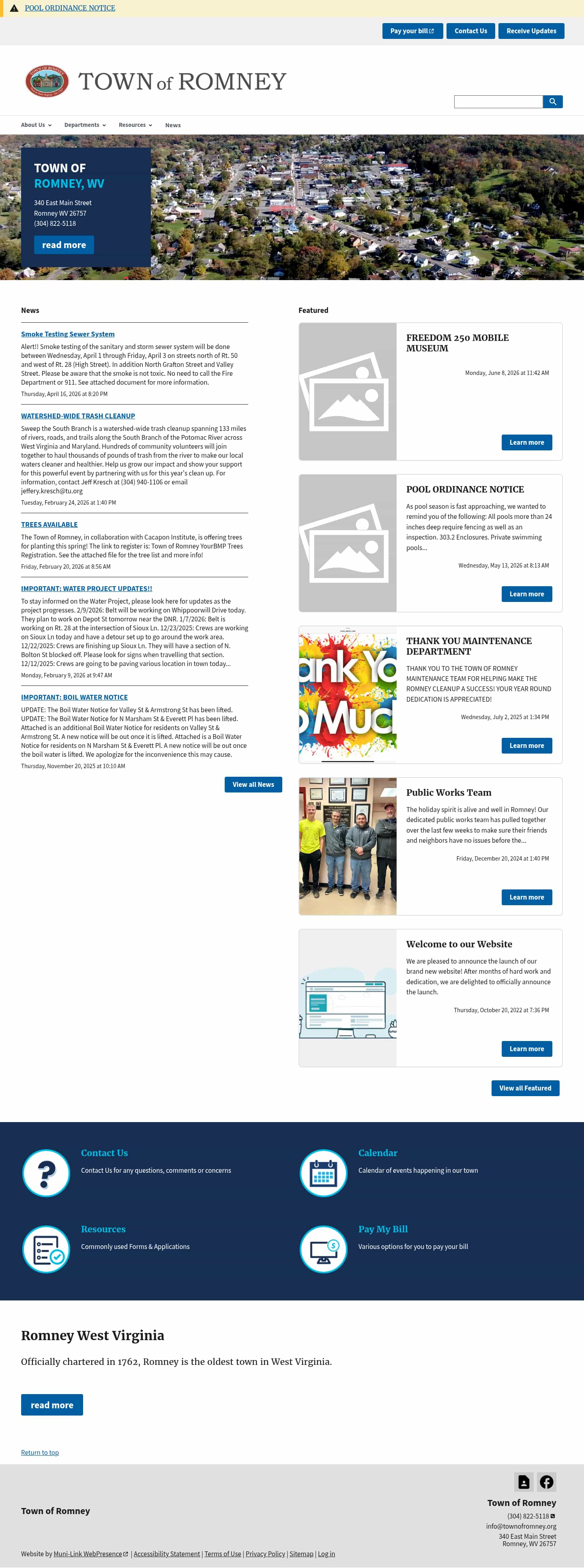 Latest website image capture
