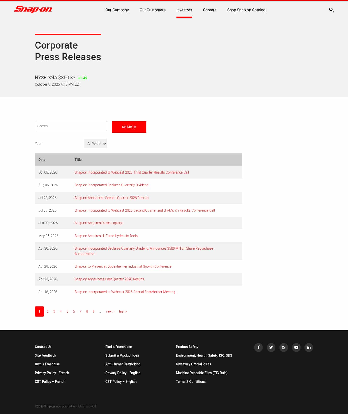Latest website image capture