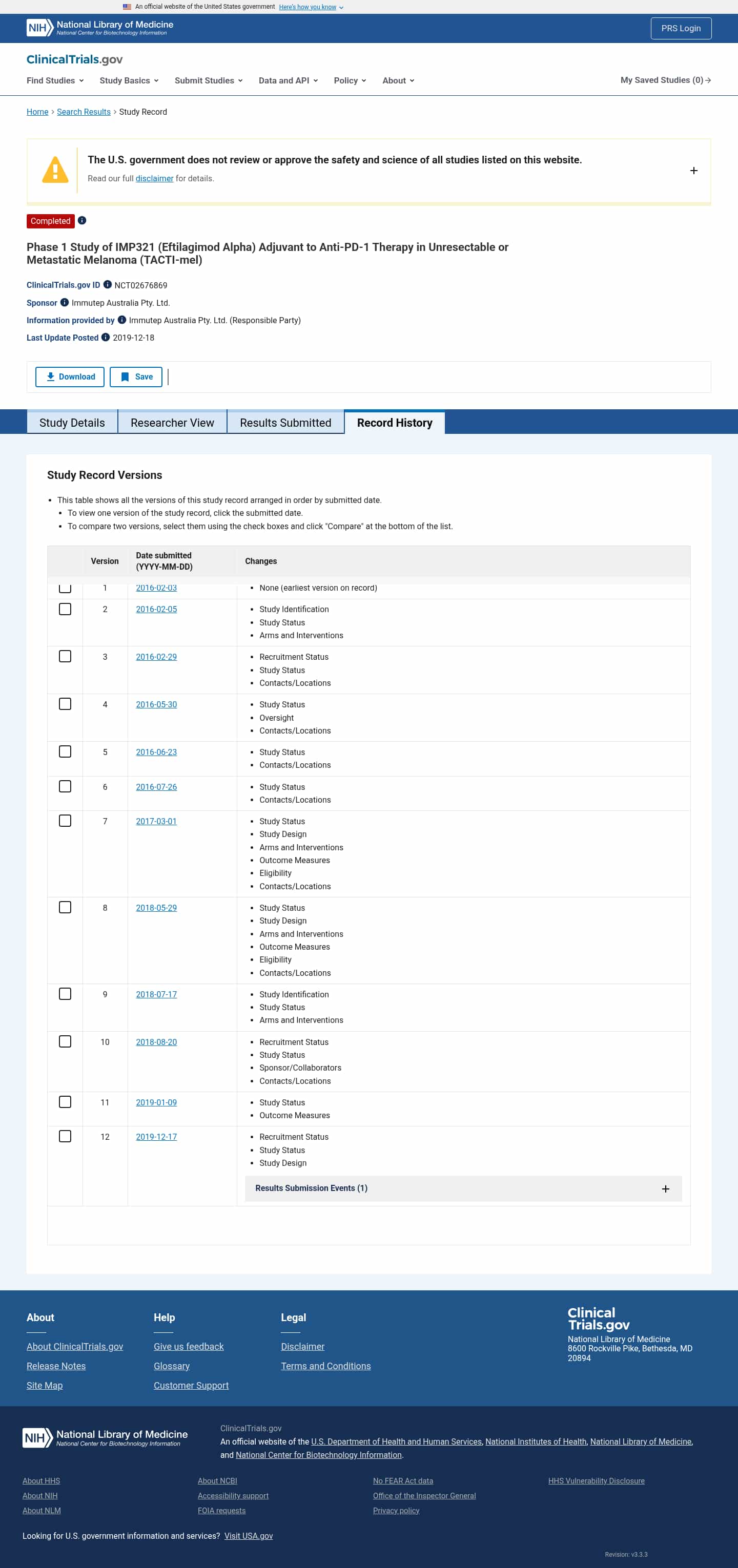 Latest website image capture