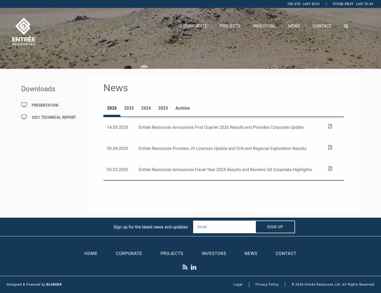 Latest website image capture