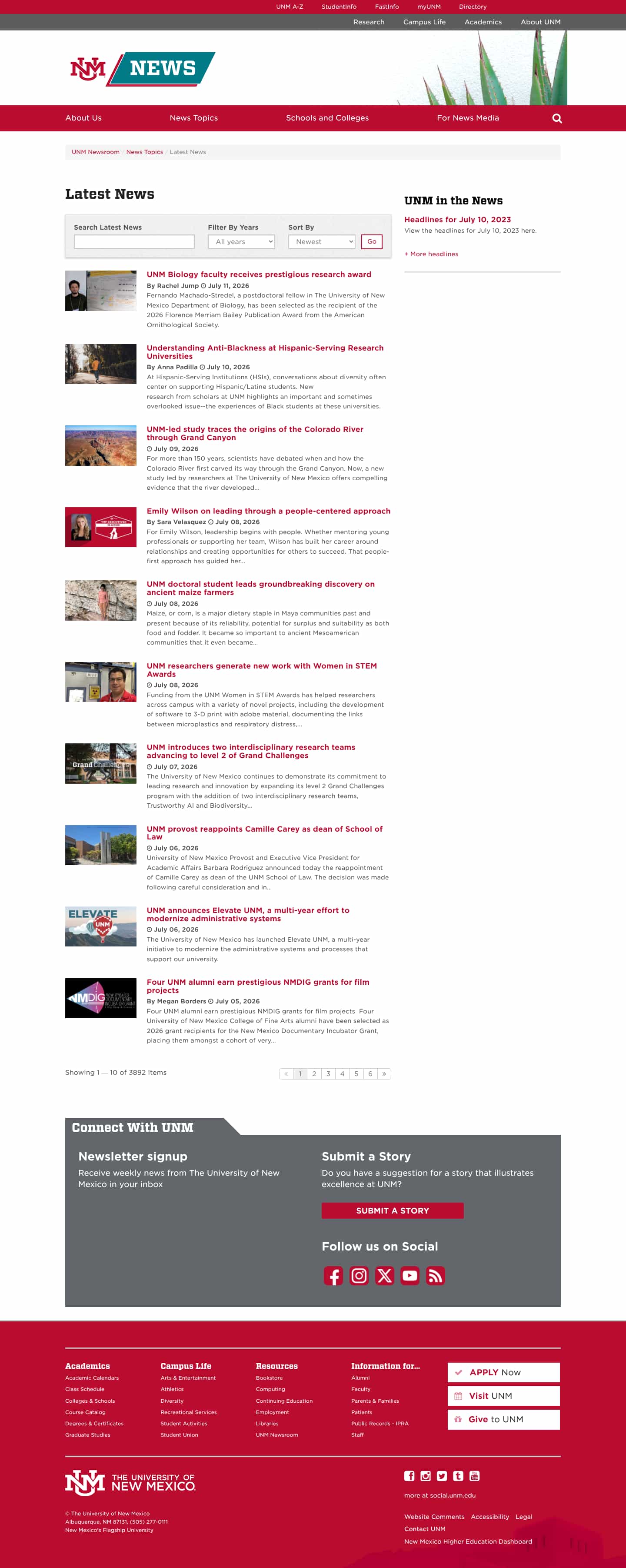 Latest website image capture