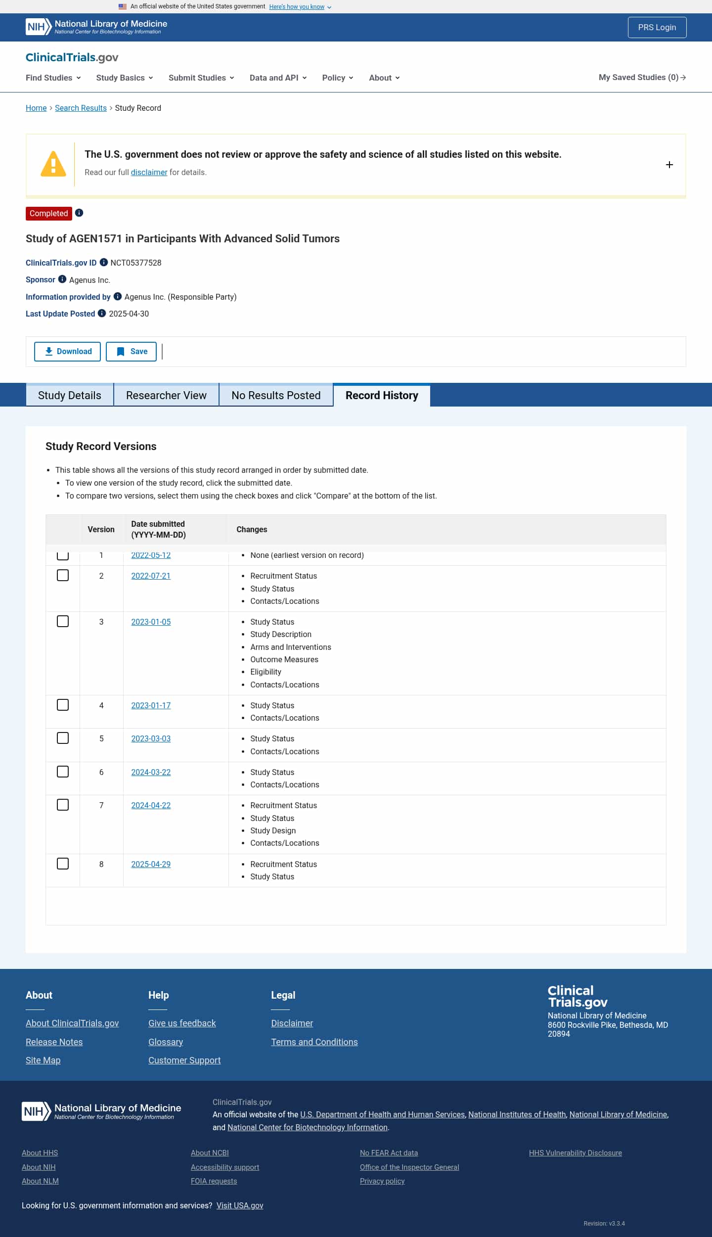 Latest website image capture