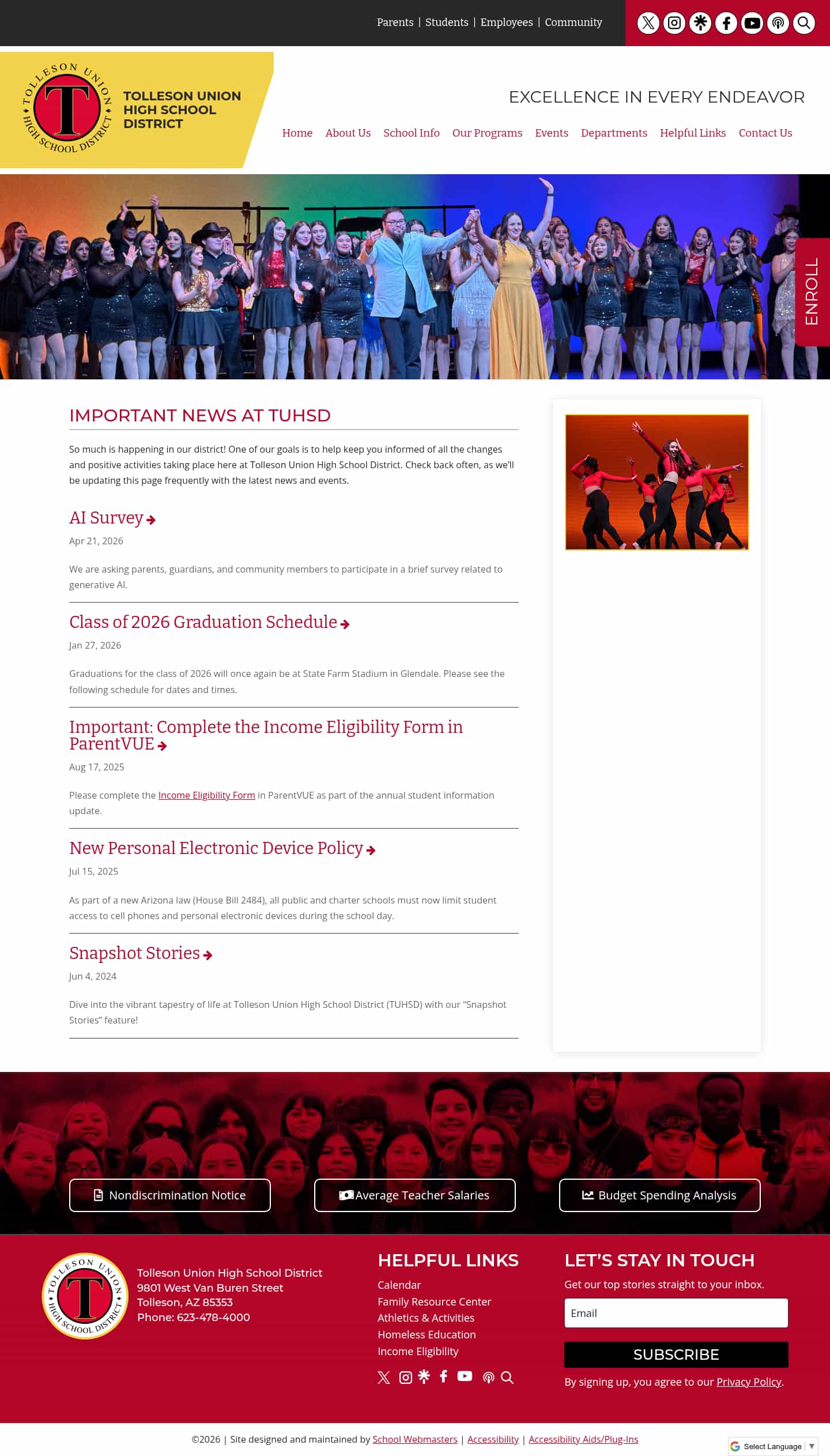 Latest website image capture