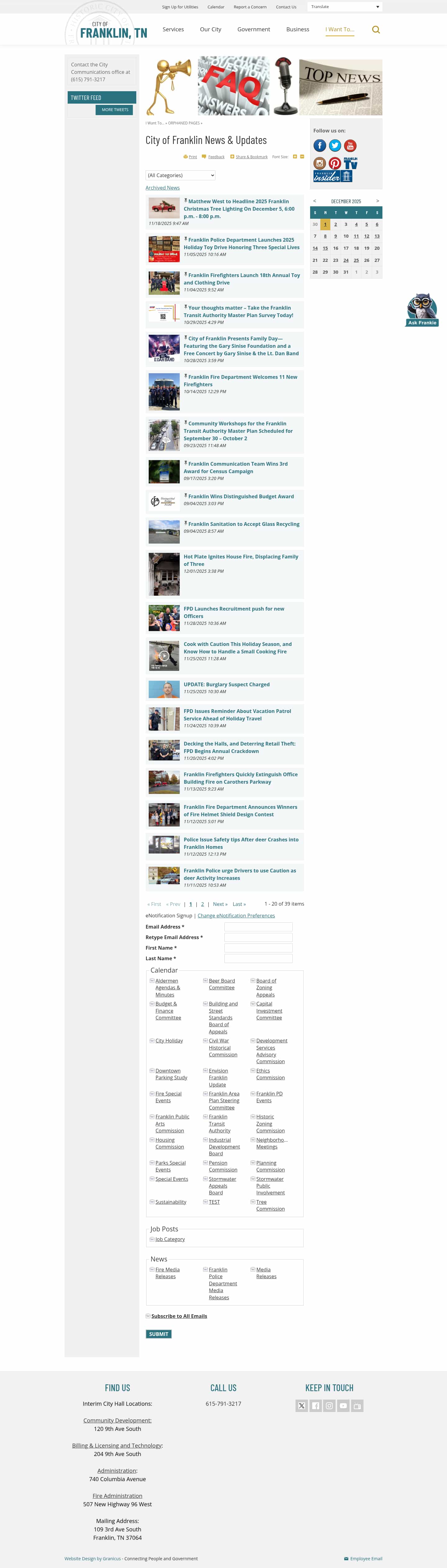 Latest website image capture