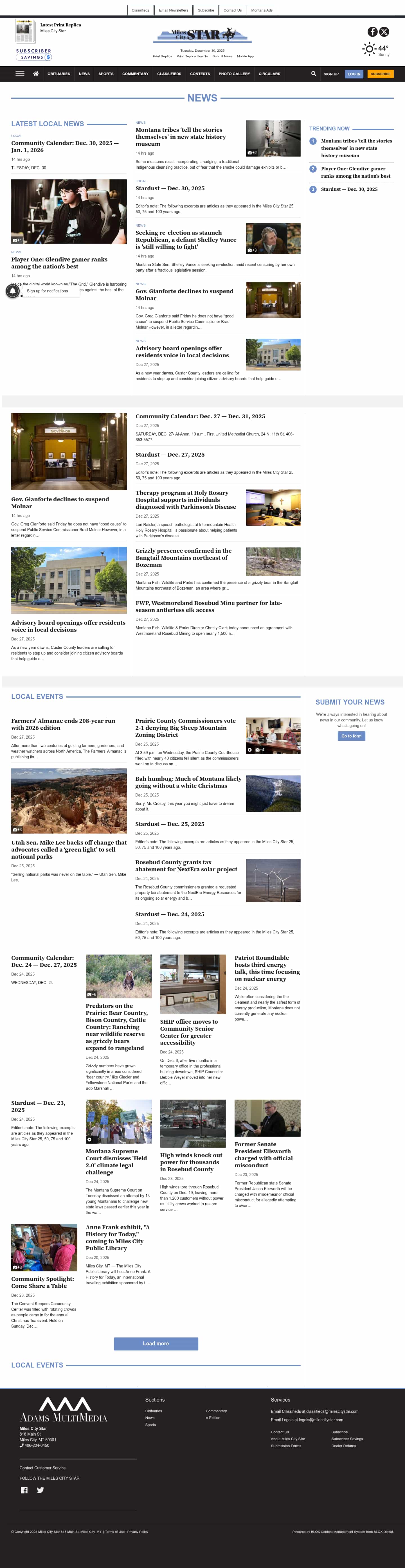 Latest website image capture