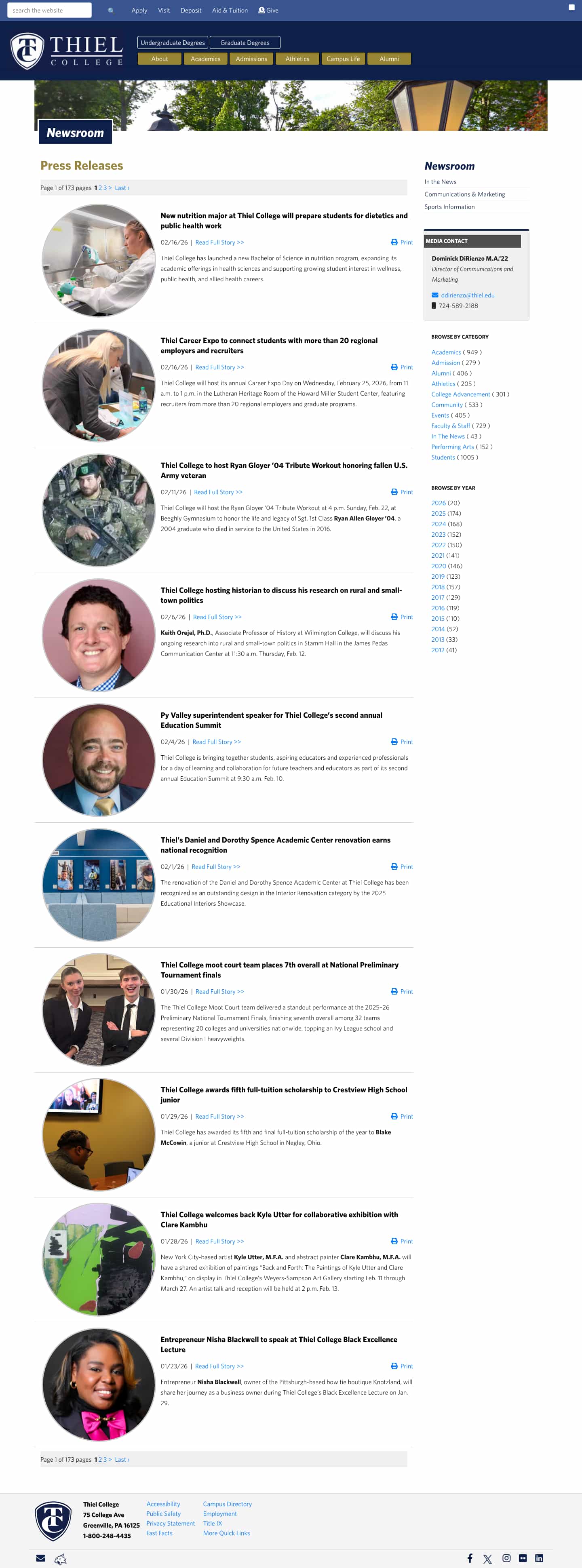 Latest website image capture