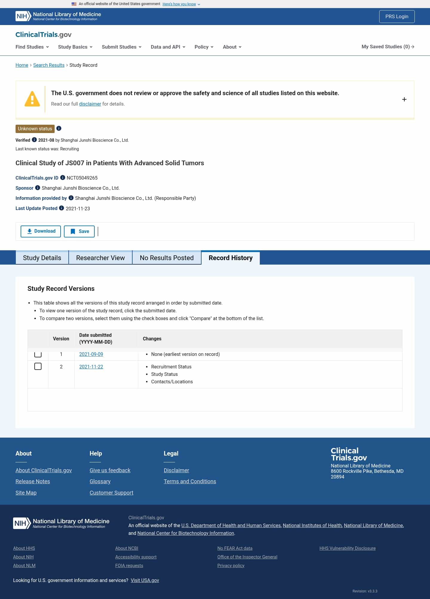 Latest website image capture